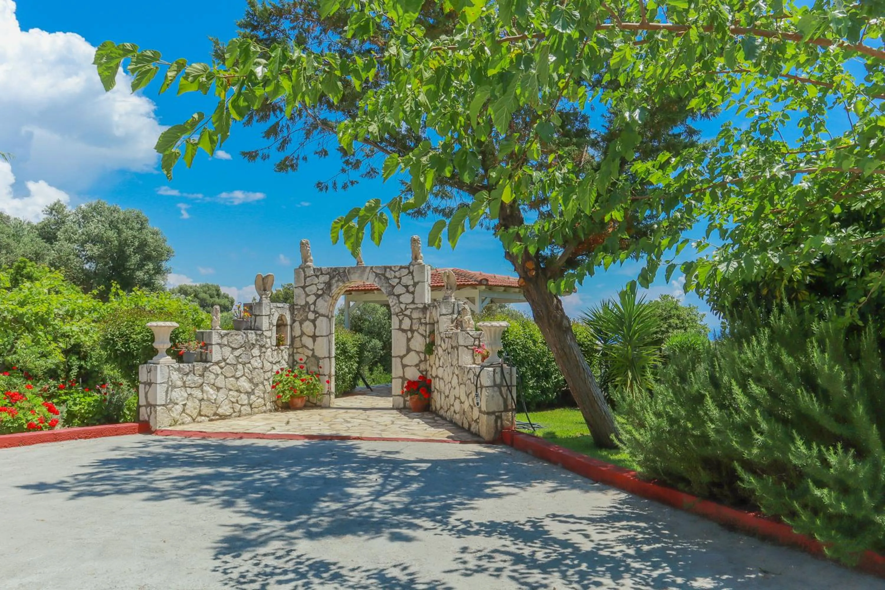 Garden view in Amazona Apartments and Studios