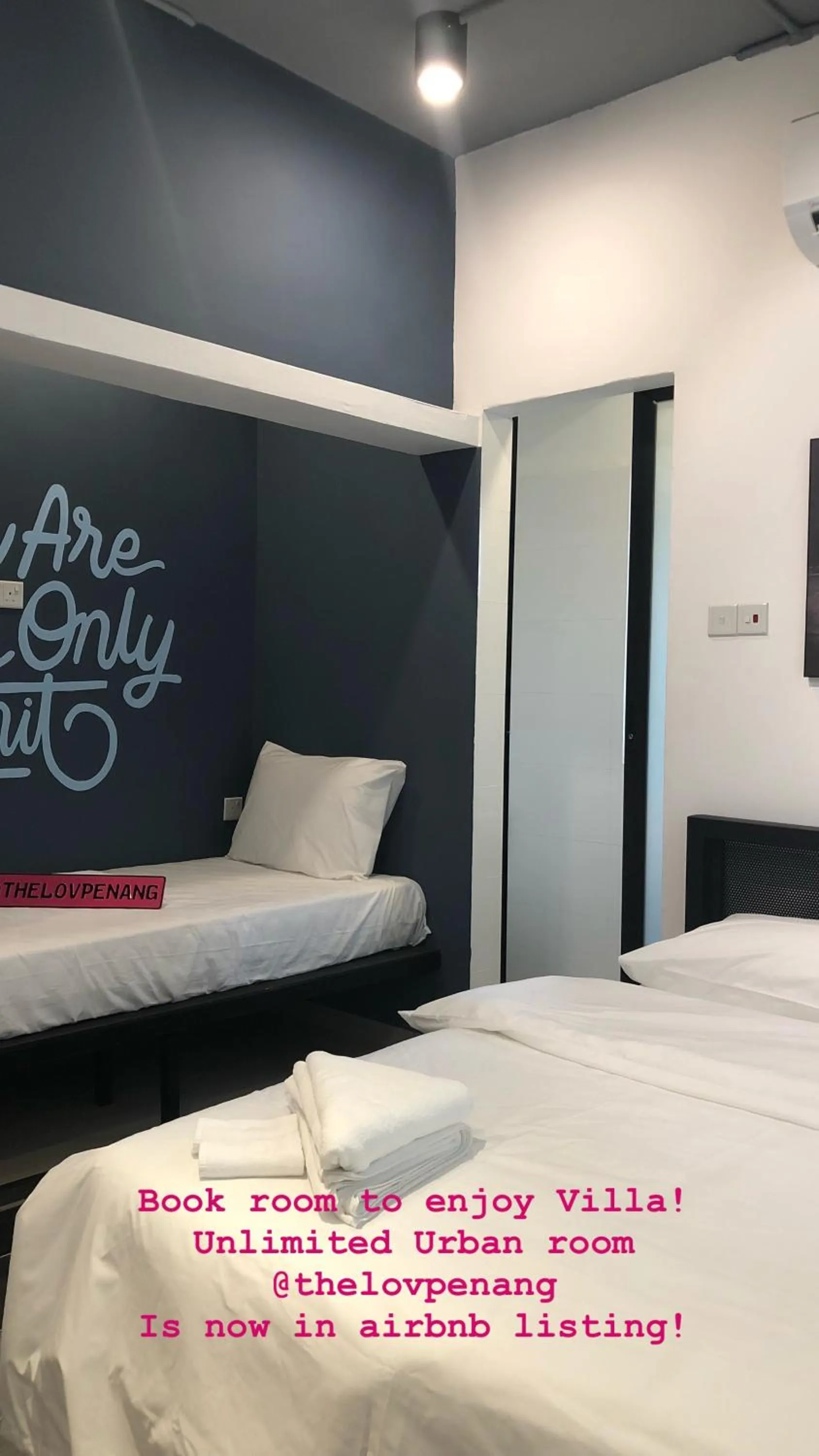 Bed in The Best Hotel in Bayan Lepas - THE LOV PENANG