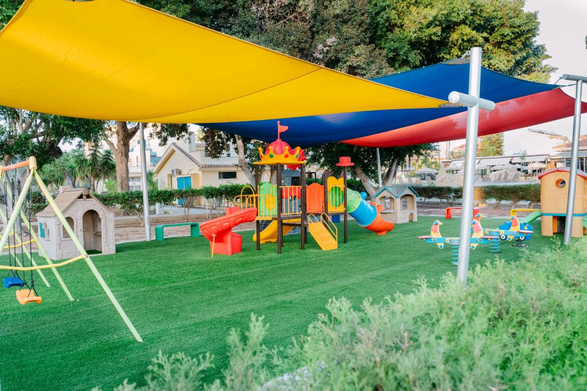Children play ground in Makronisos Village