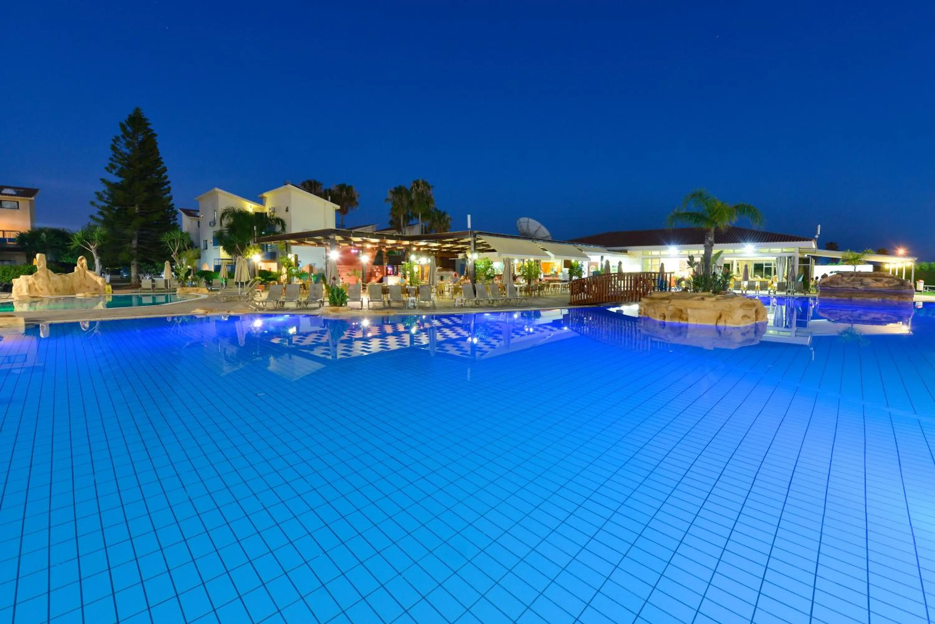 Night in Makronisos Village