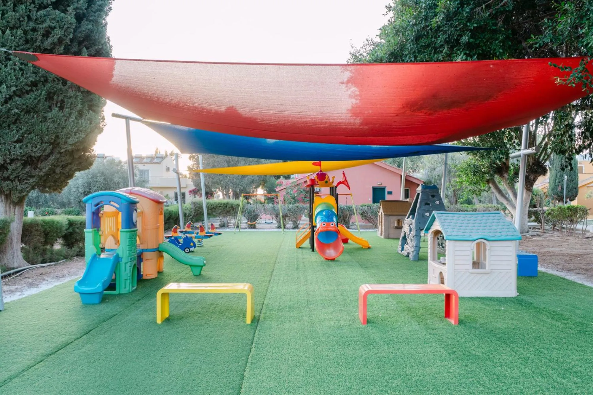Children play ground in Makronisos Village