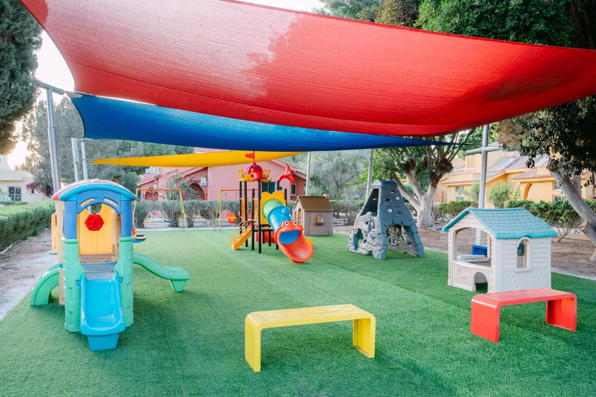 Children play ground in Makronisos Village