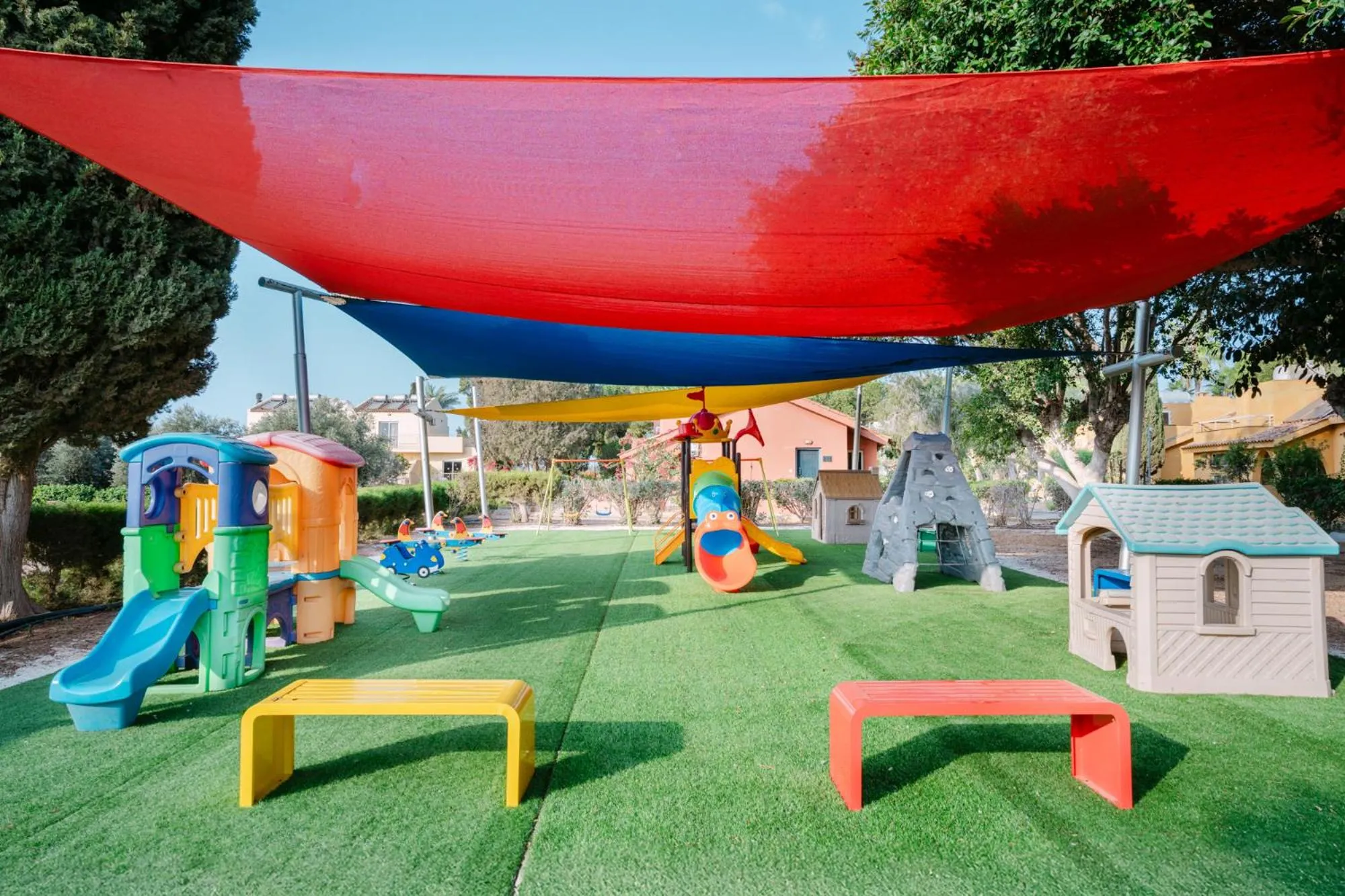 Children play ground in Makronisos Village