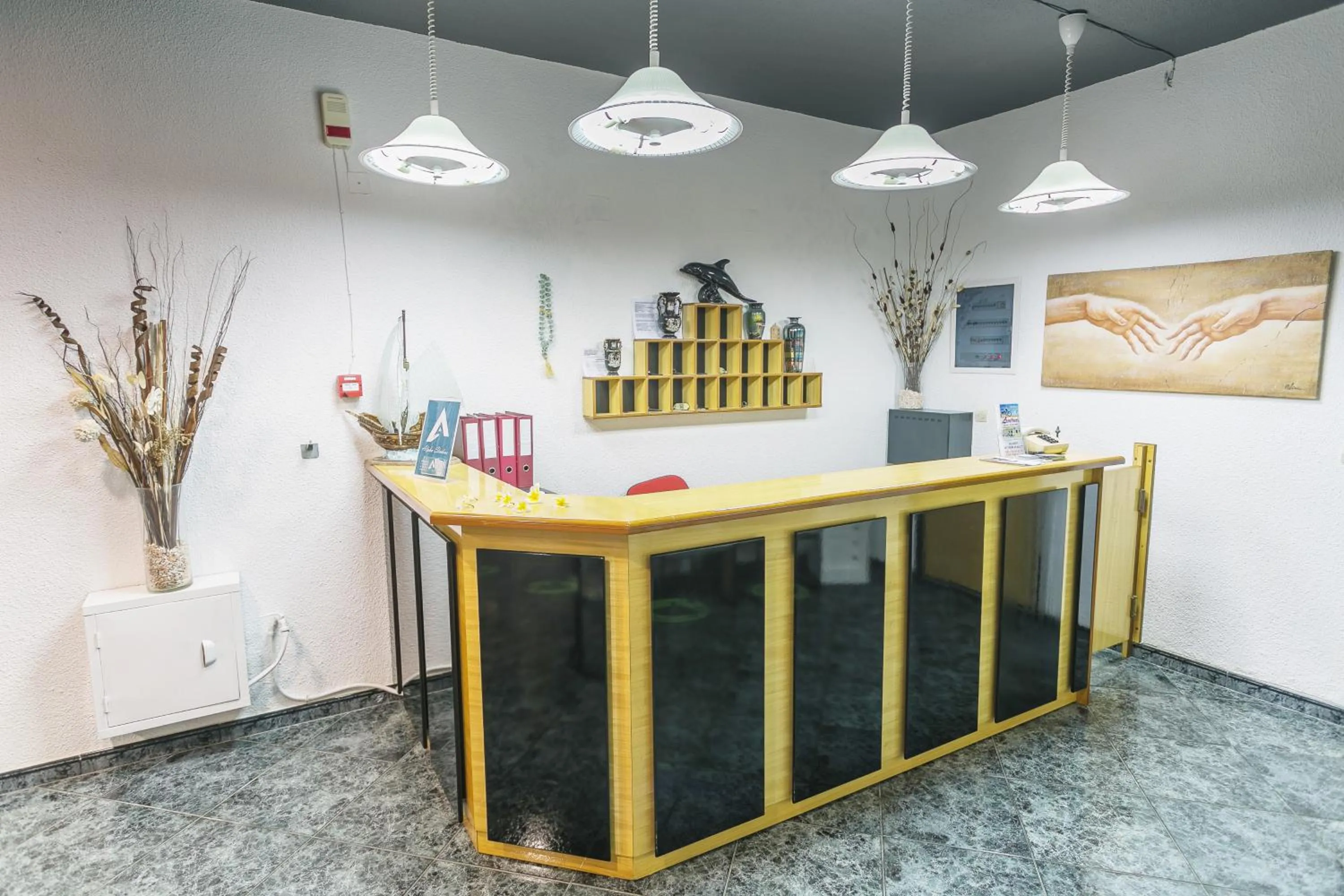 Lobby or reception in Alpha Studios