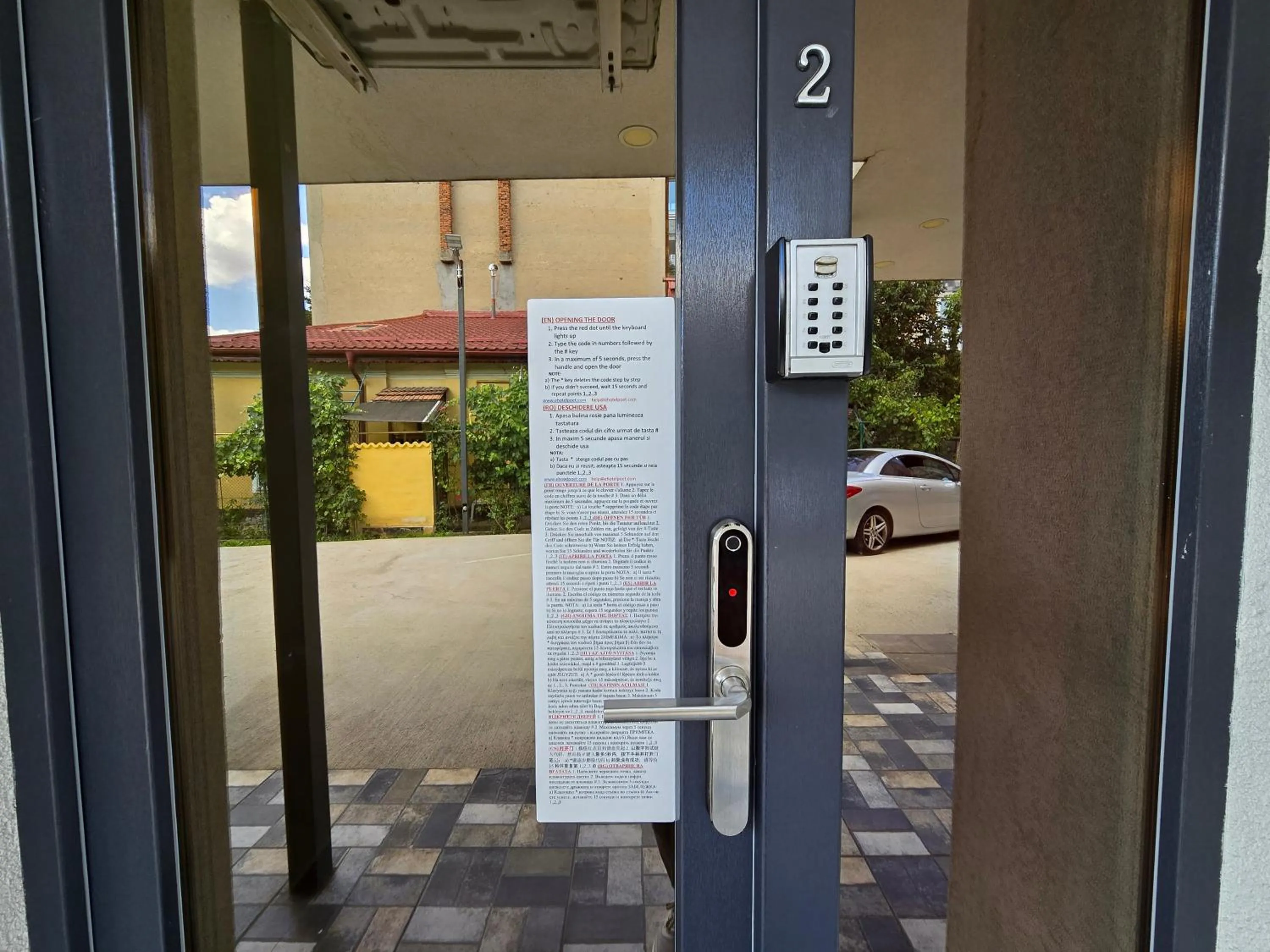 Facade/entrance in Poet Palace Bucharest