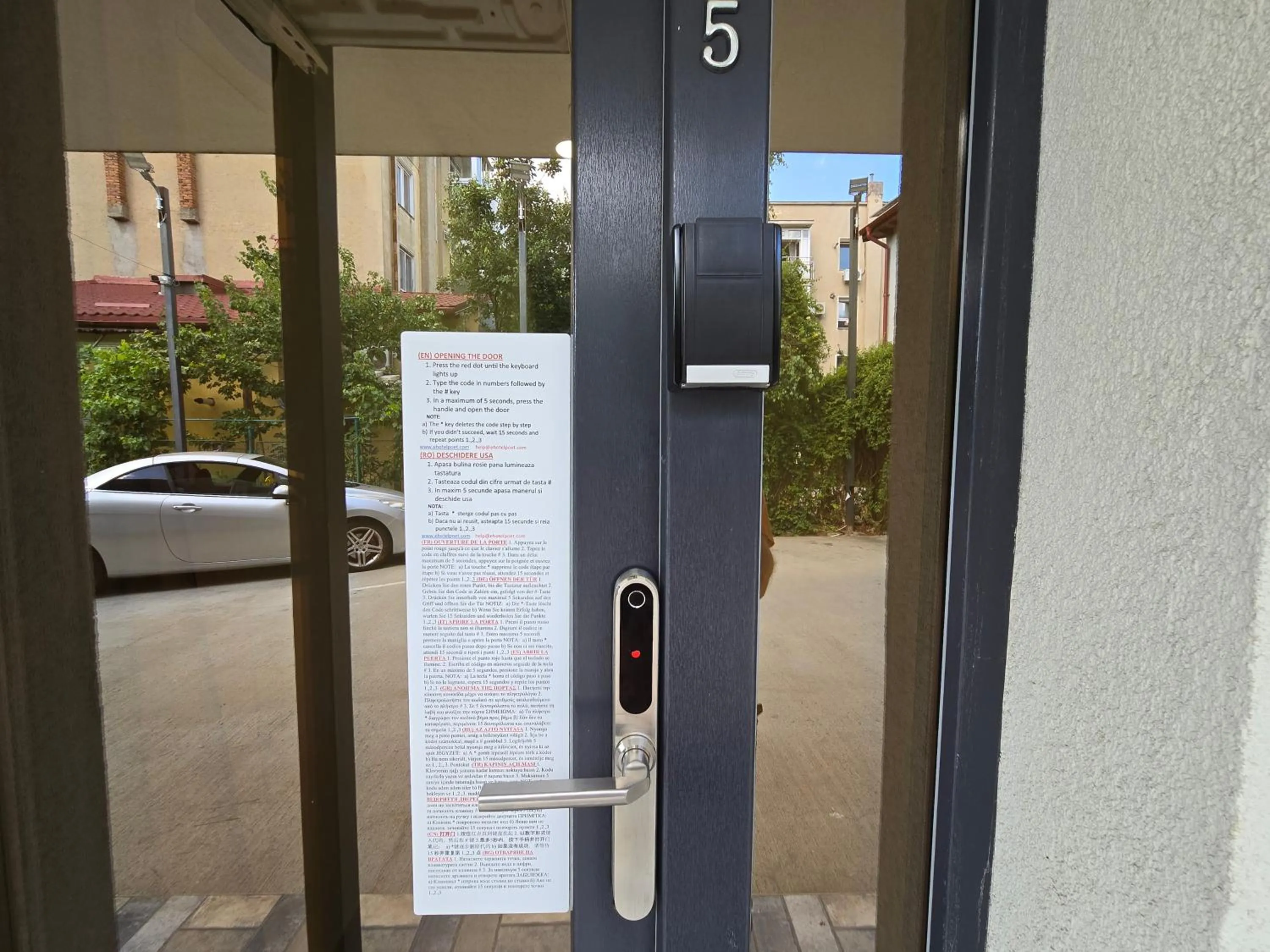 Facade/entrance in Poet Palace Bucharest
