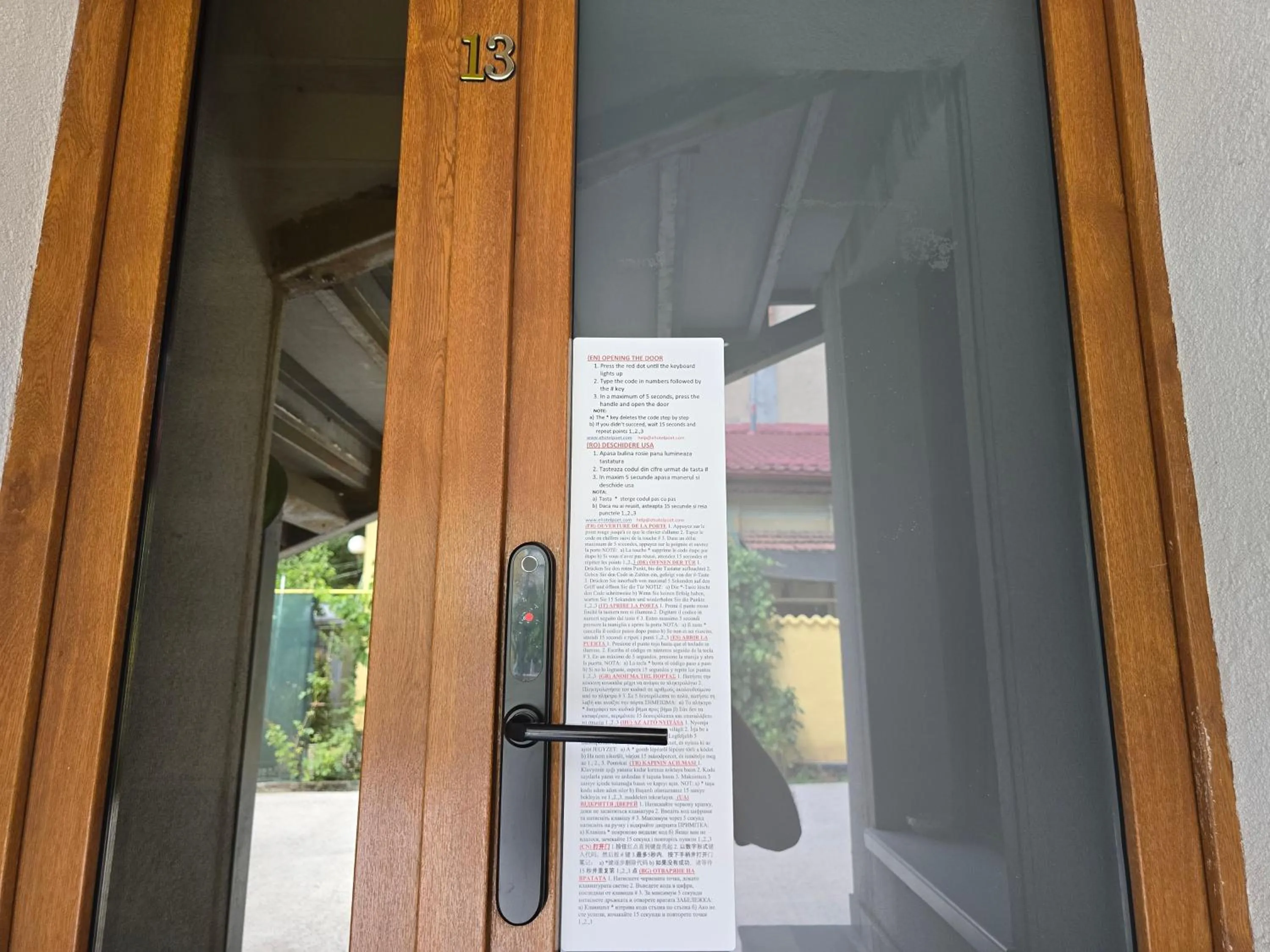 Facade/entrance in Poet Palace Bucharest