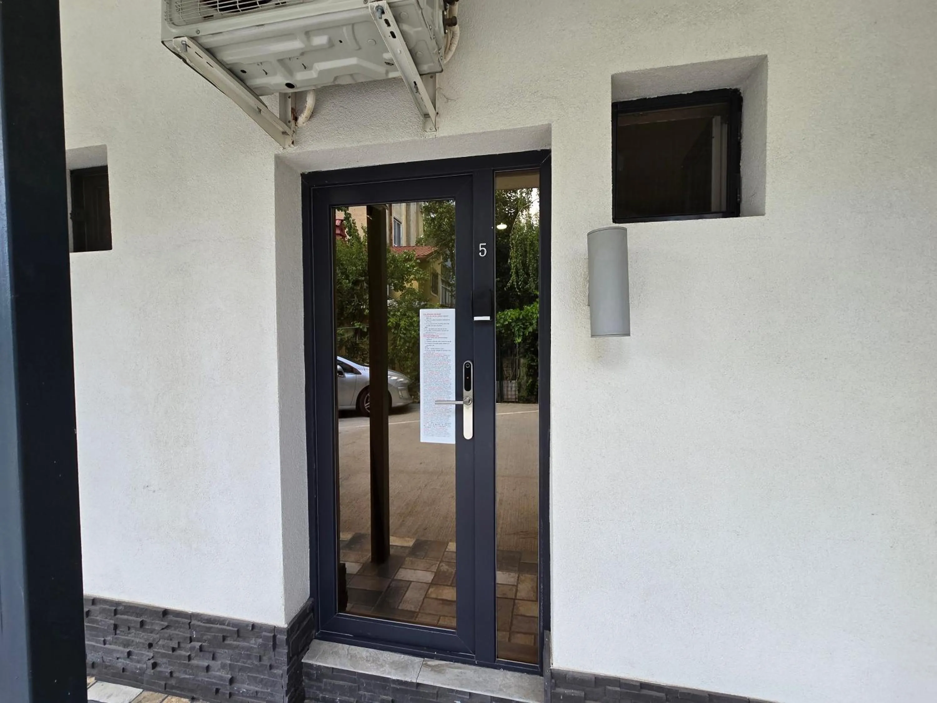 Facade/entrance in Poet Palace Bucharest