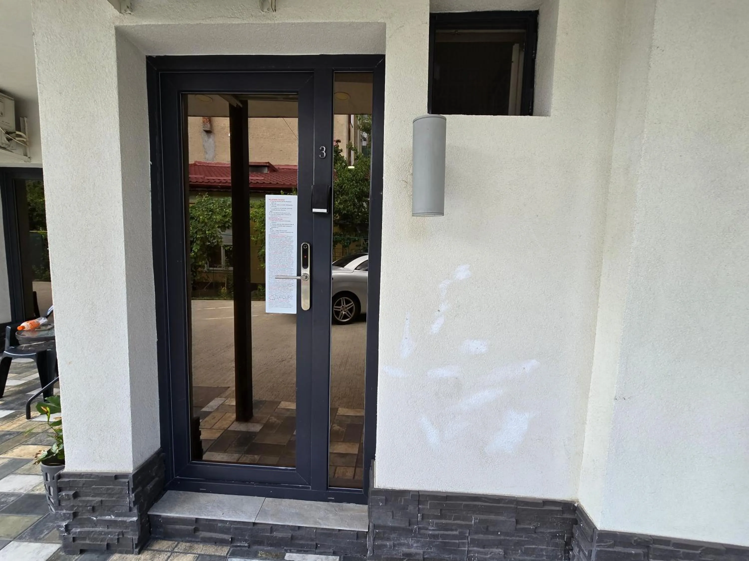 Facade/entrance in Poet Palace Bucharest