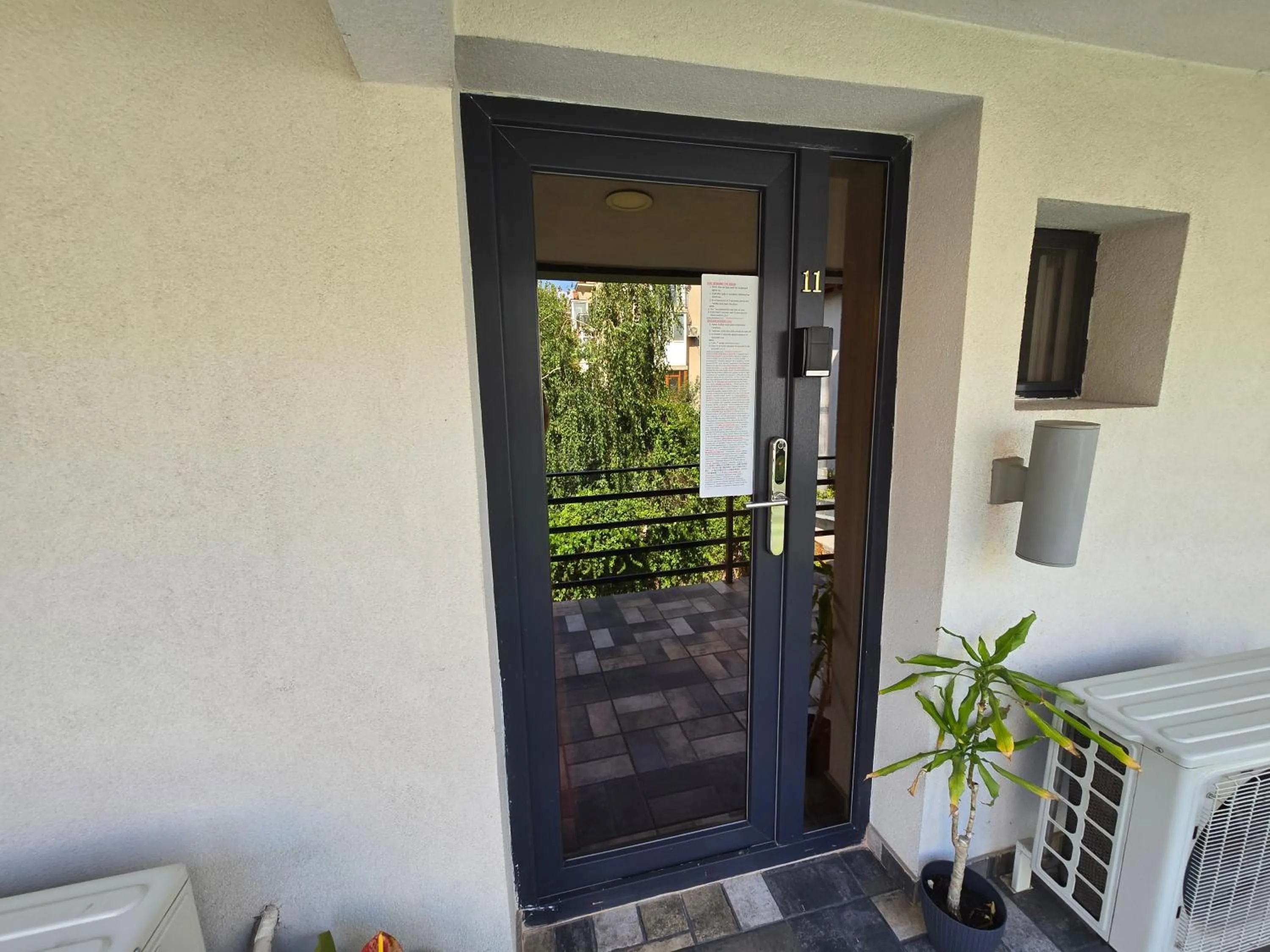 Facade/entrance in Poet Palace Bucharest