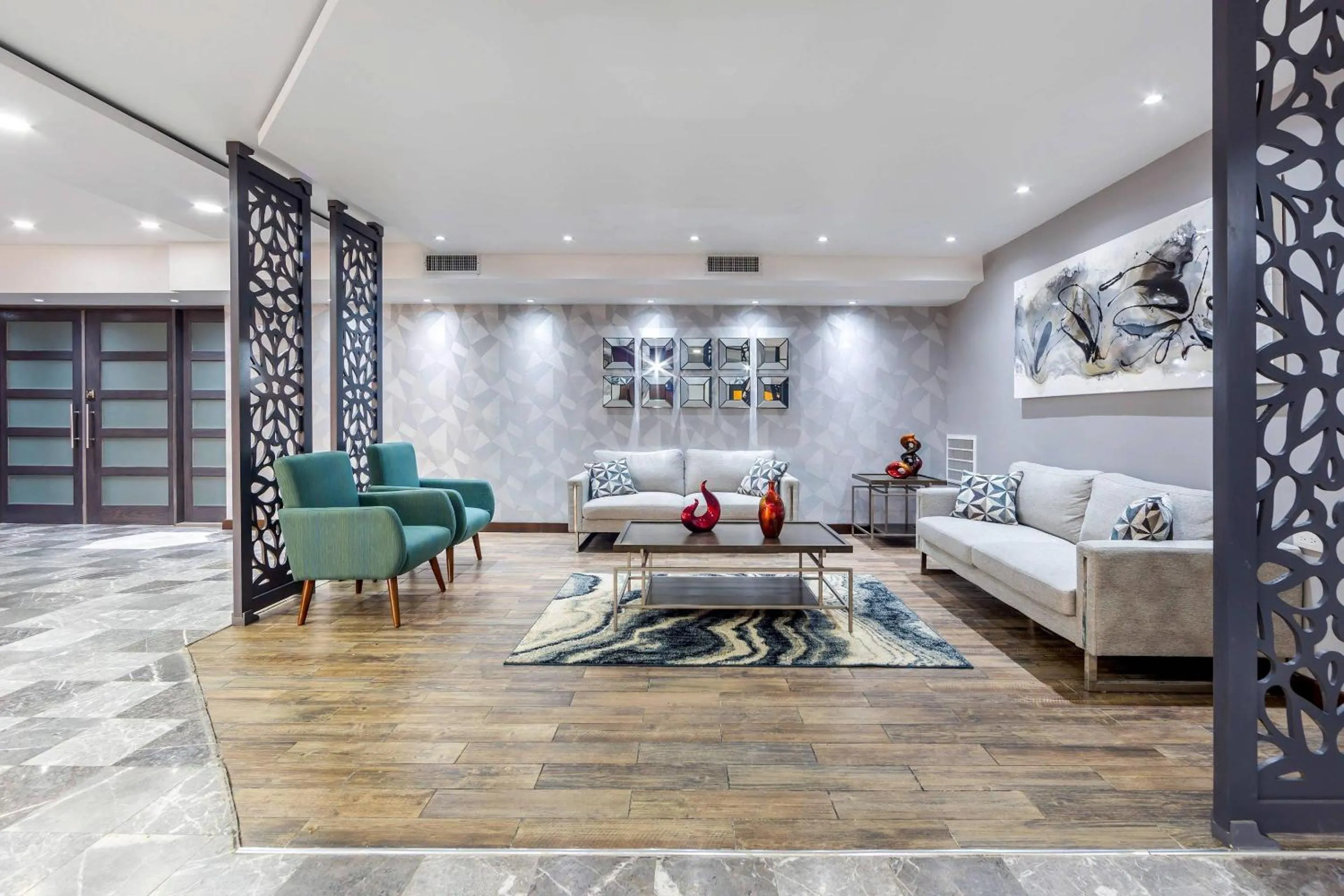 Lobby or reception, Bed in Quality Inn Piedras Negras