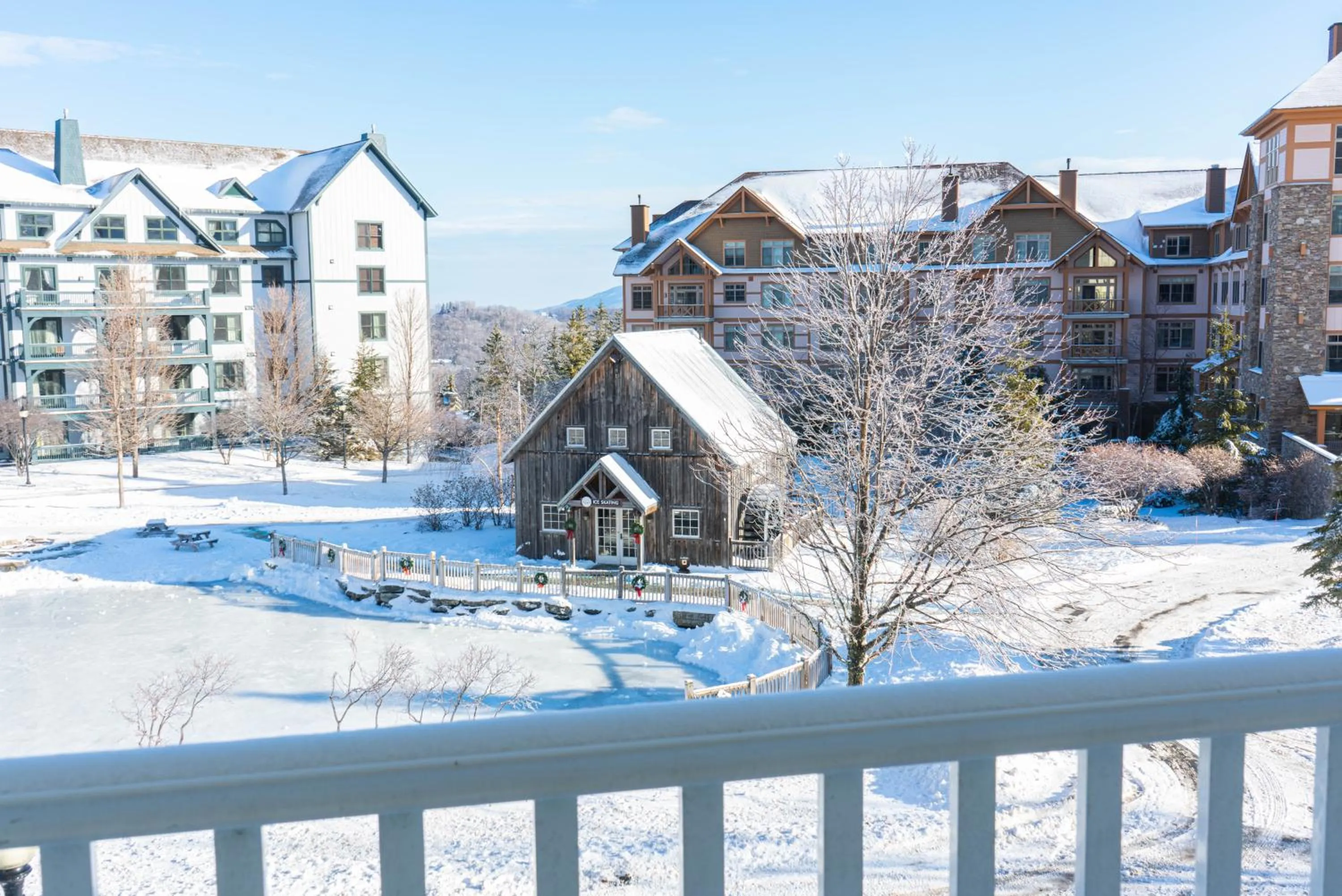 Balcony/Terrace in Long Trail House Condominiums at Stratton Mountain Resort