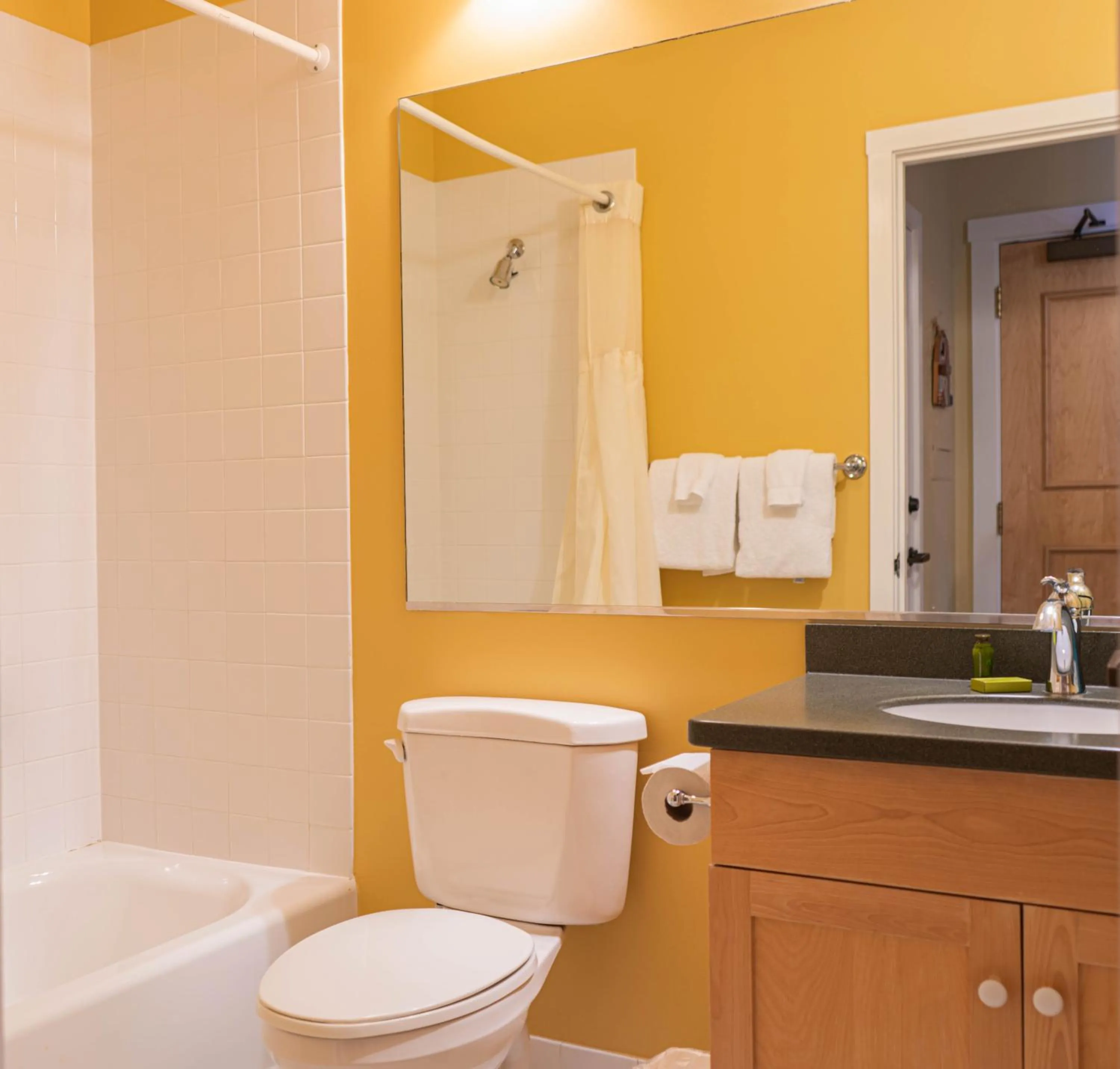 Bathroom in Long Trail House Condominiums at Stratton Mountain Resort