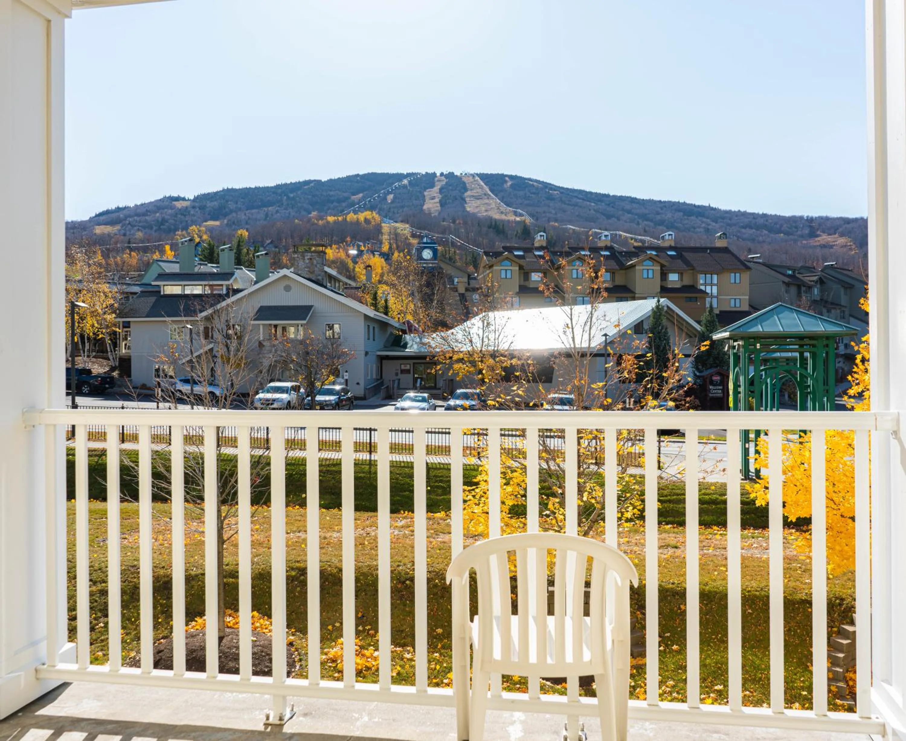 Balcony/Terrace in Long Trail House Condominiums at Stratton Mountain Resort