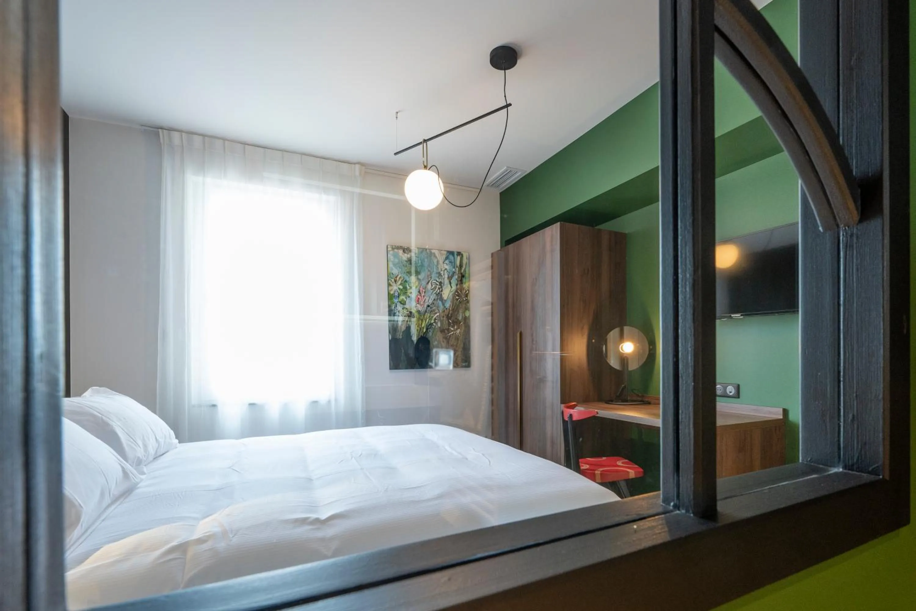 Bed in Hôtel Les Pins - Oléron