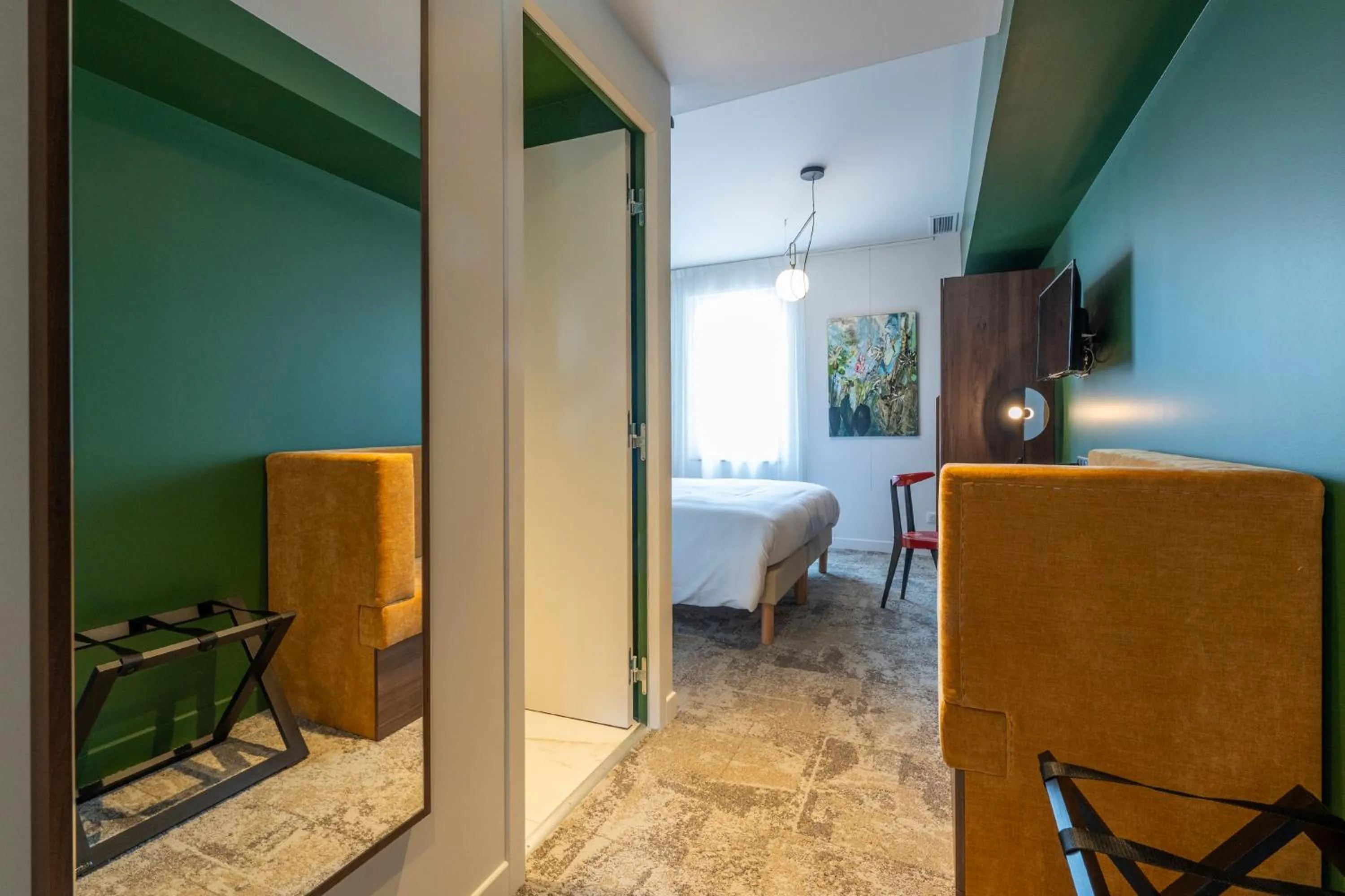 Bed in Hôtel Les Pins - Oléron