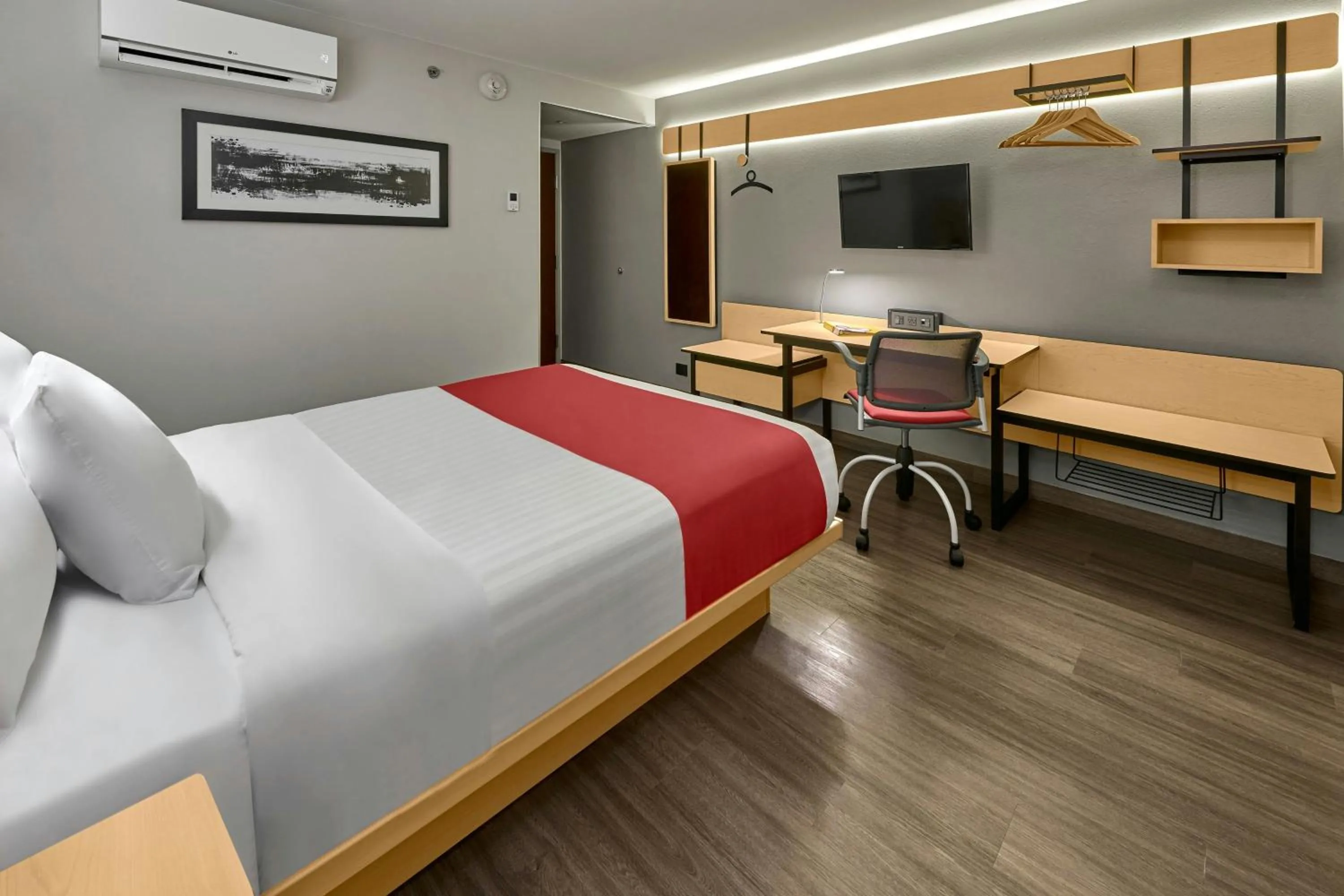 Bedroom, Bed in City Express by Marriott Queretaro Jurica