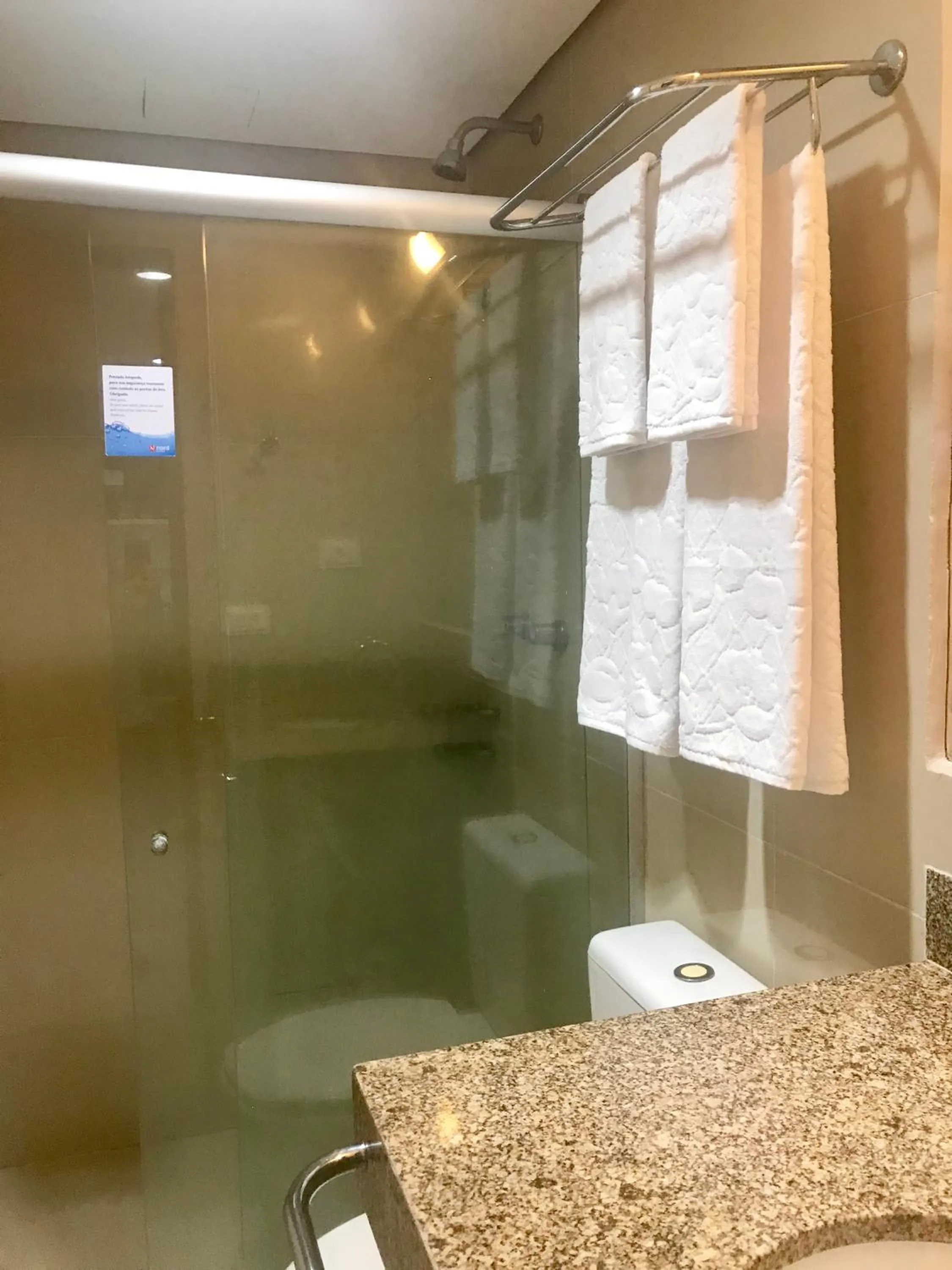 Bathroom in FLAT MARINAS PRAIA HOTEL