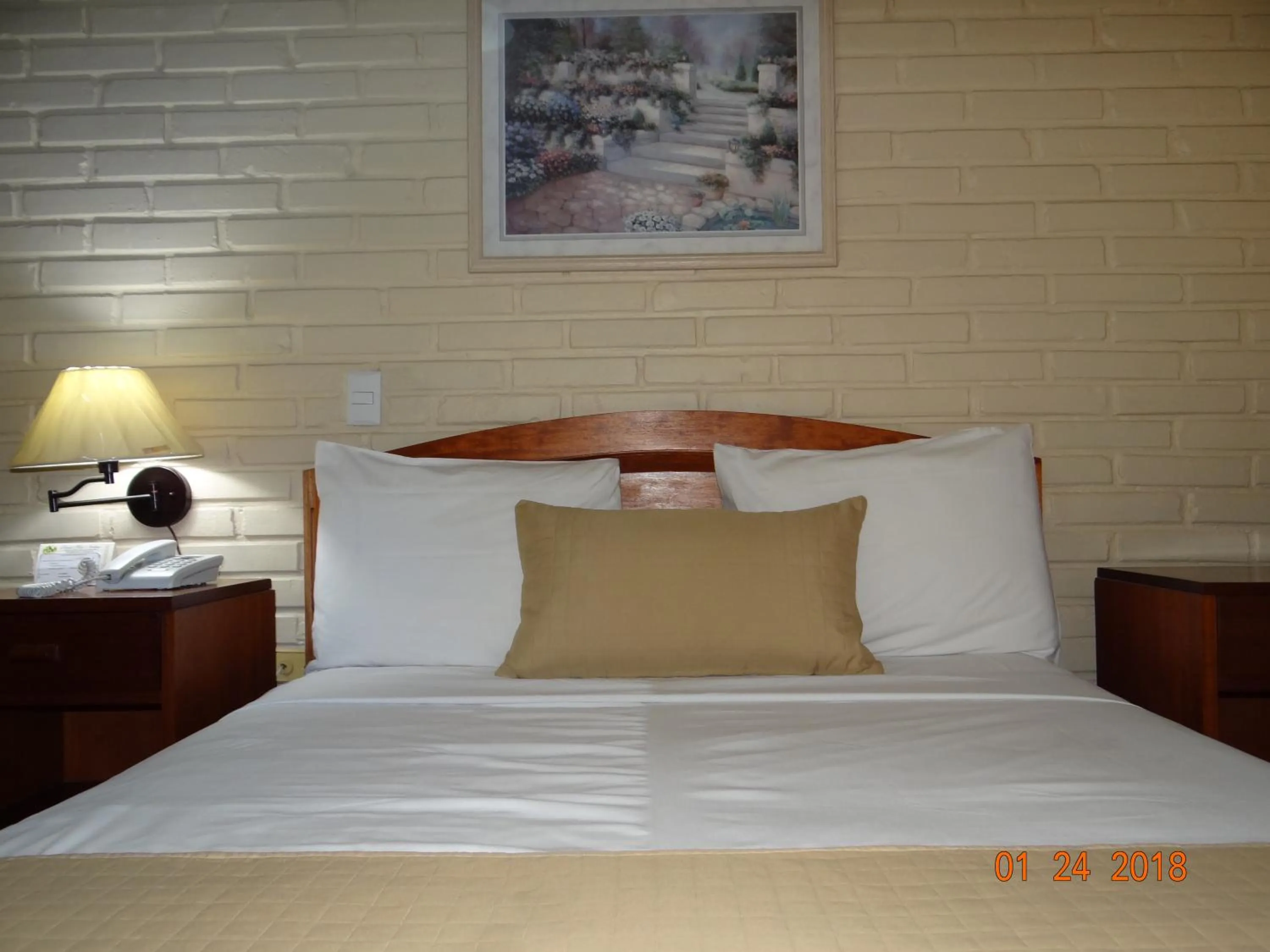 Decorative detail, Bed in Hotel Mac Arthur