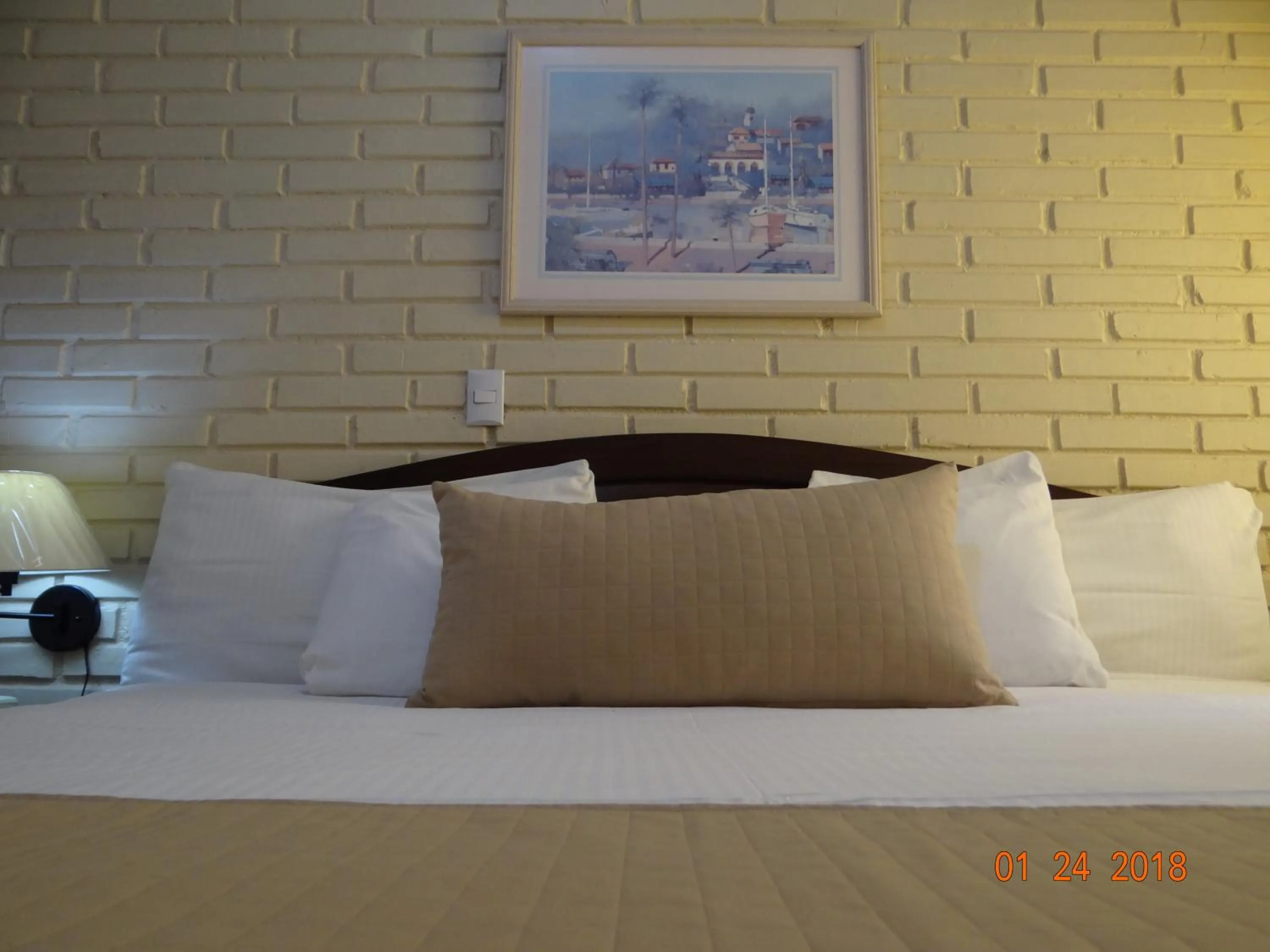 Decorative detail, Bed in Hotel Mac Arthur