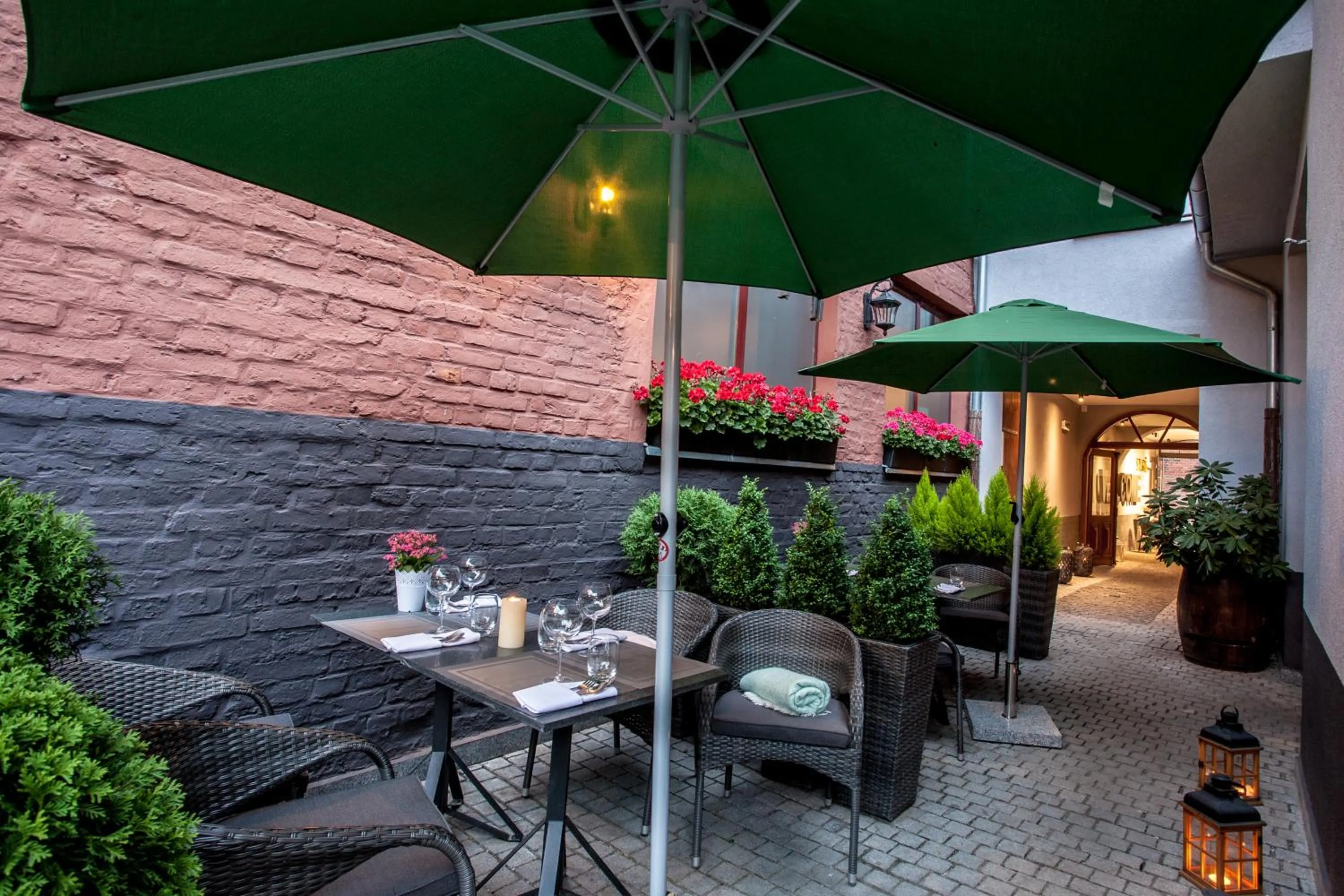 Patio in Hotel Solaris