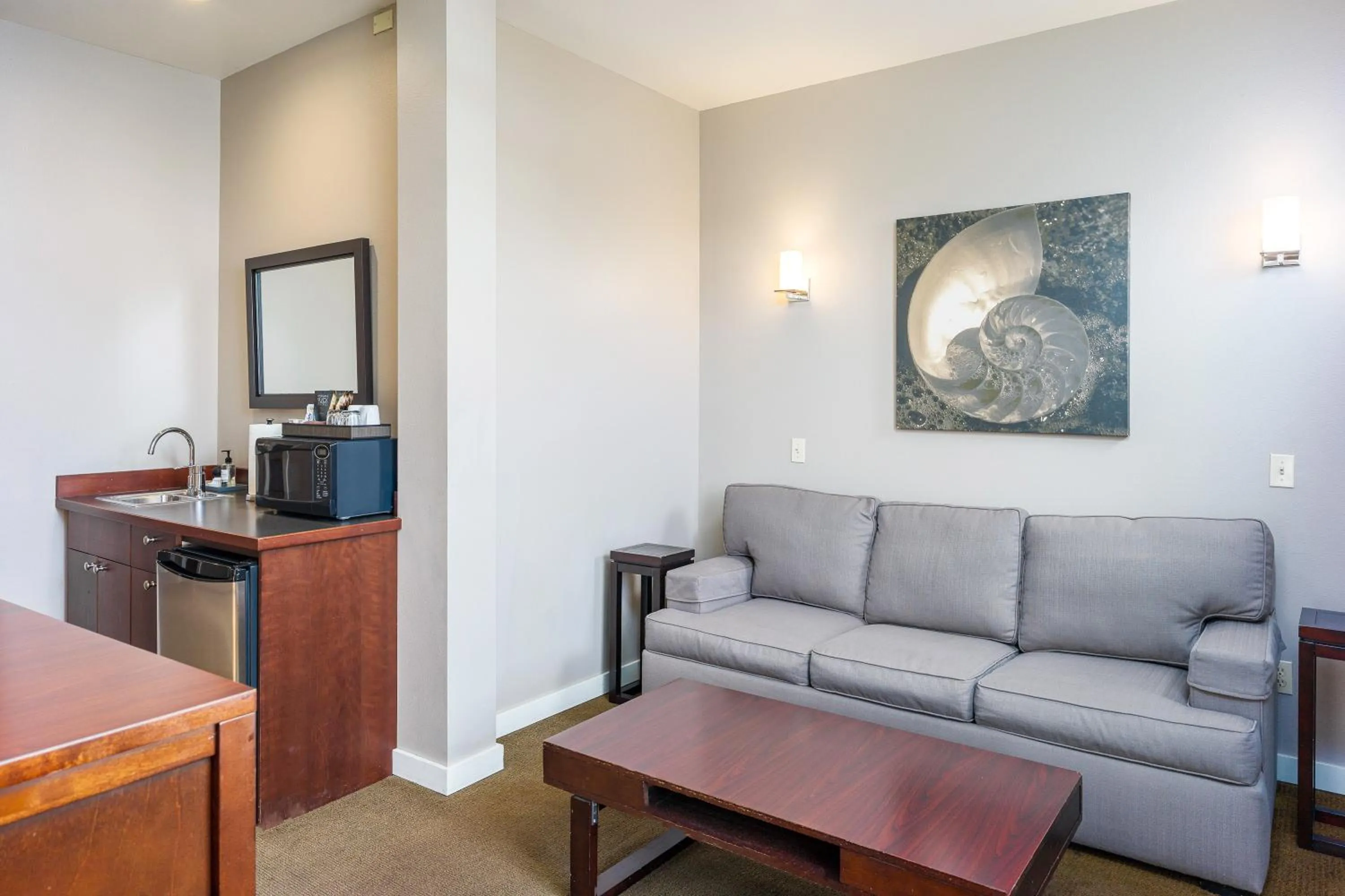 Kitchen or kitchenette in Bird Rock Hotel