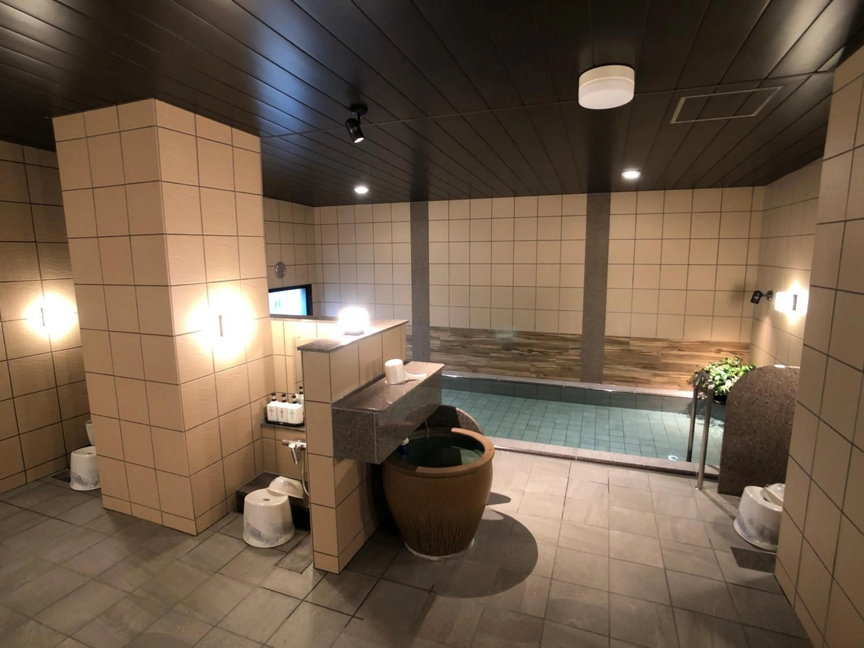 Public Bath in Hotel Route-Inn Tsuchiura