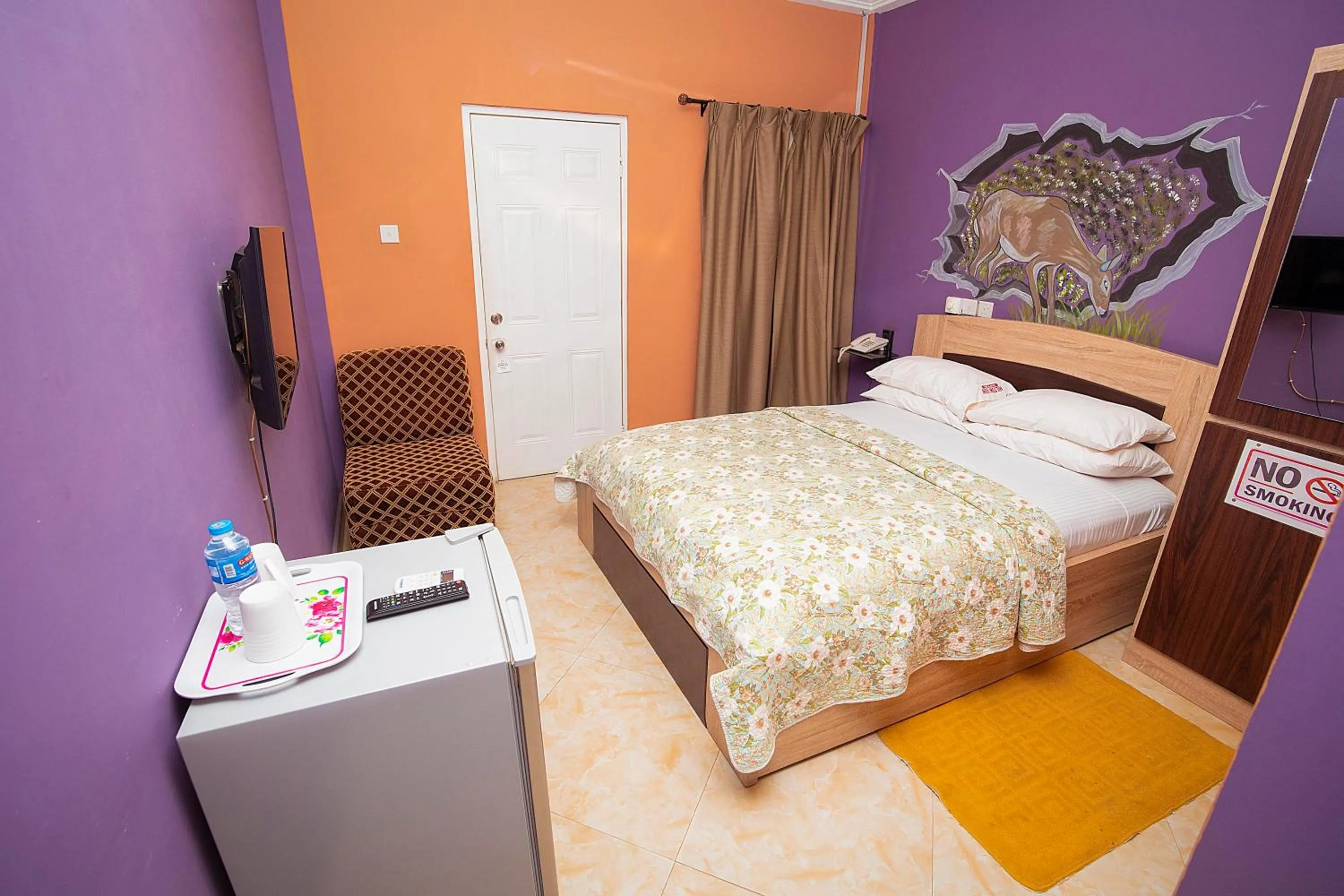 Bed in Hilton View Hotel