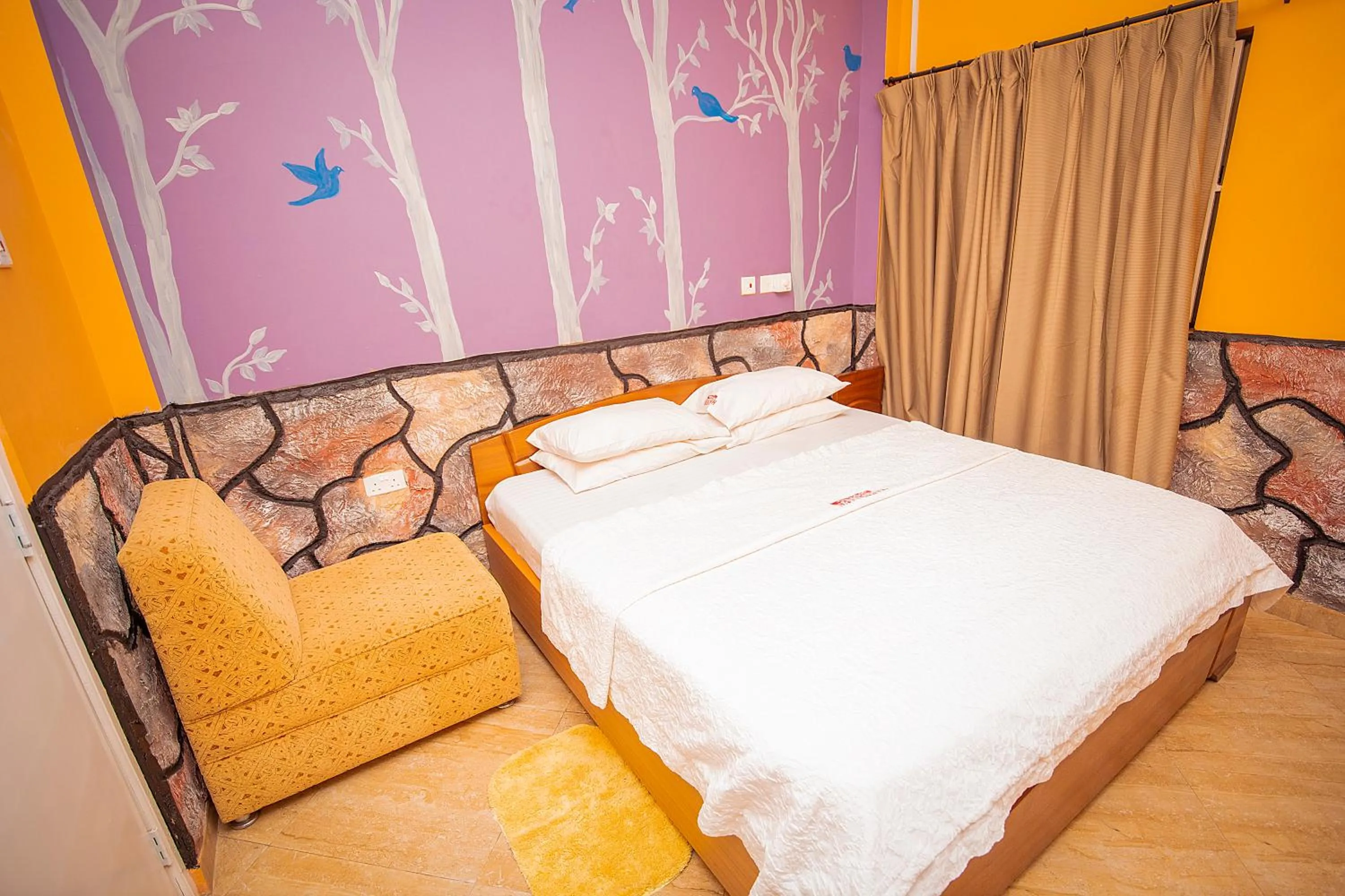 Bed in Hilton View Hotel