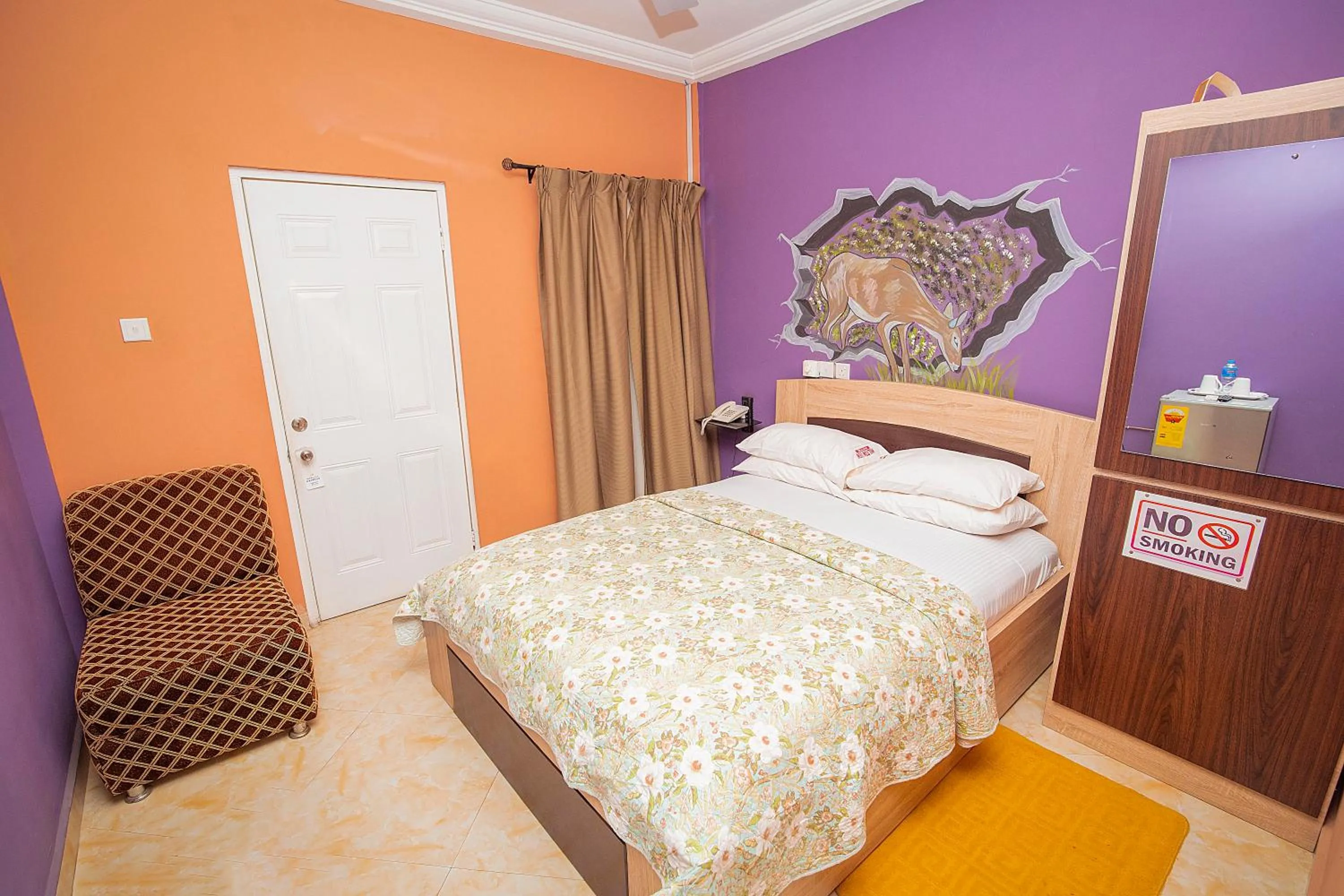 Bed in Hilton View Hotel