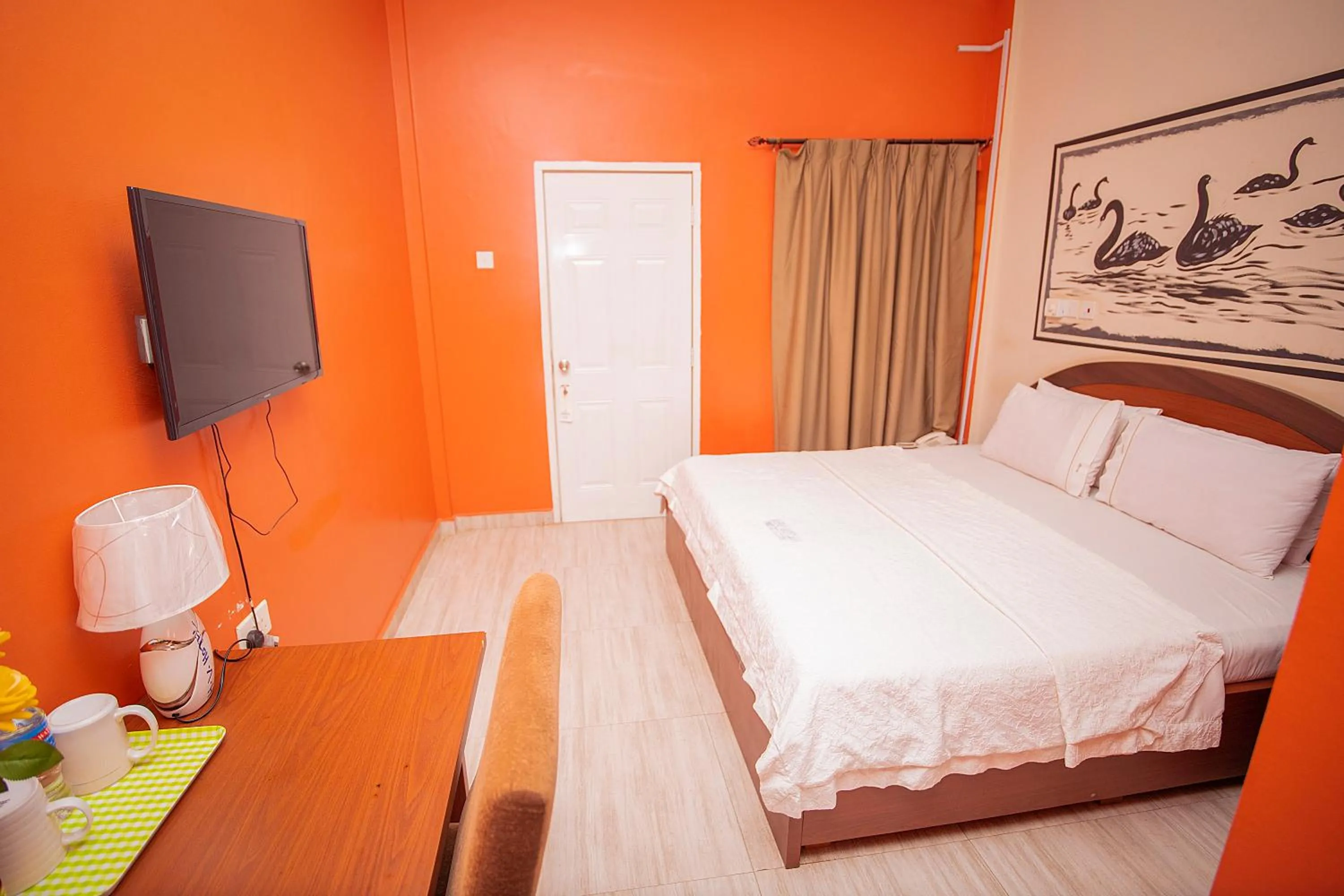 Bed in Hilton View Hotel