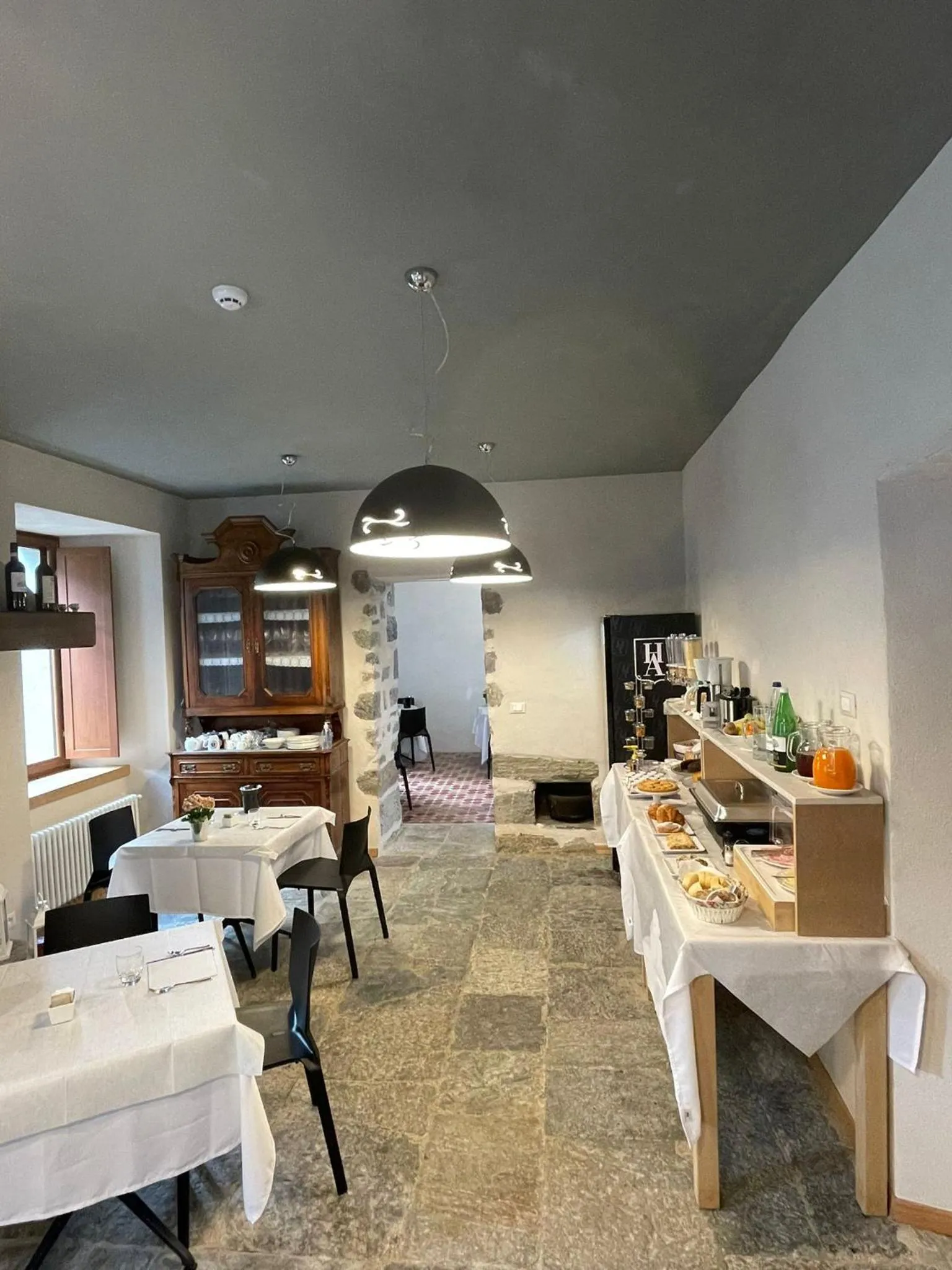 Dining area in Hotel Albrici