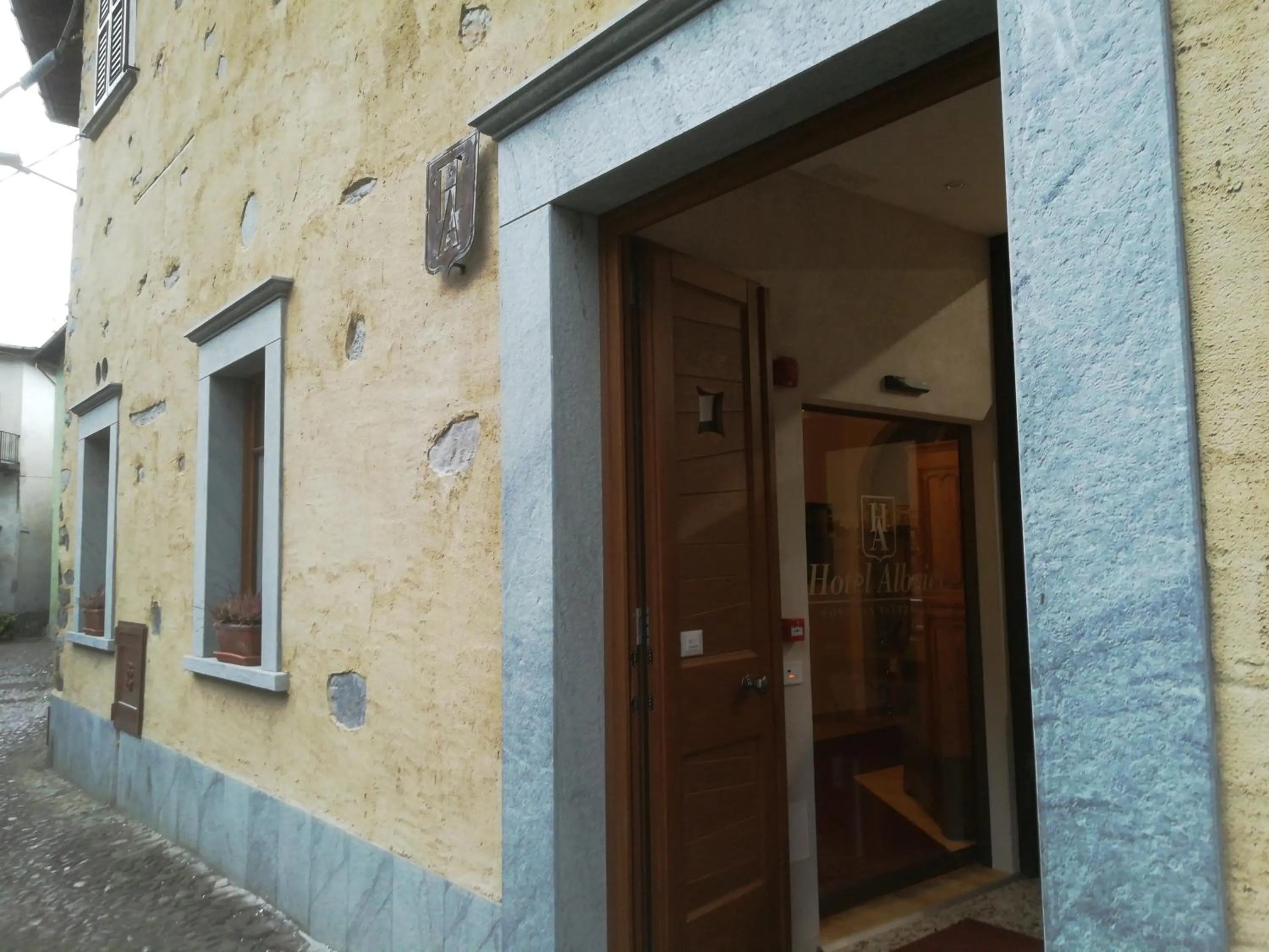 Facade/entrance in Hotel Albrici