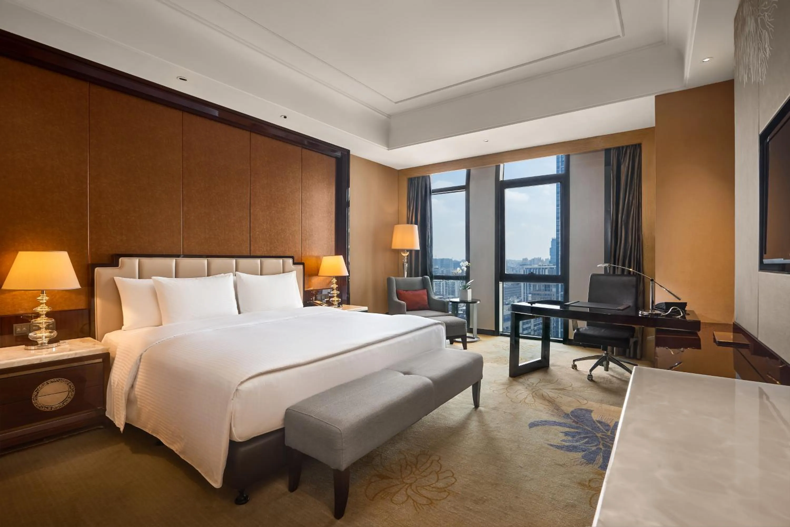 Bedroom, Bed in Wanda Vista Quanzhou