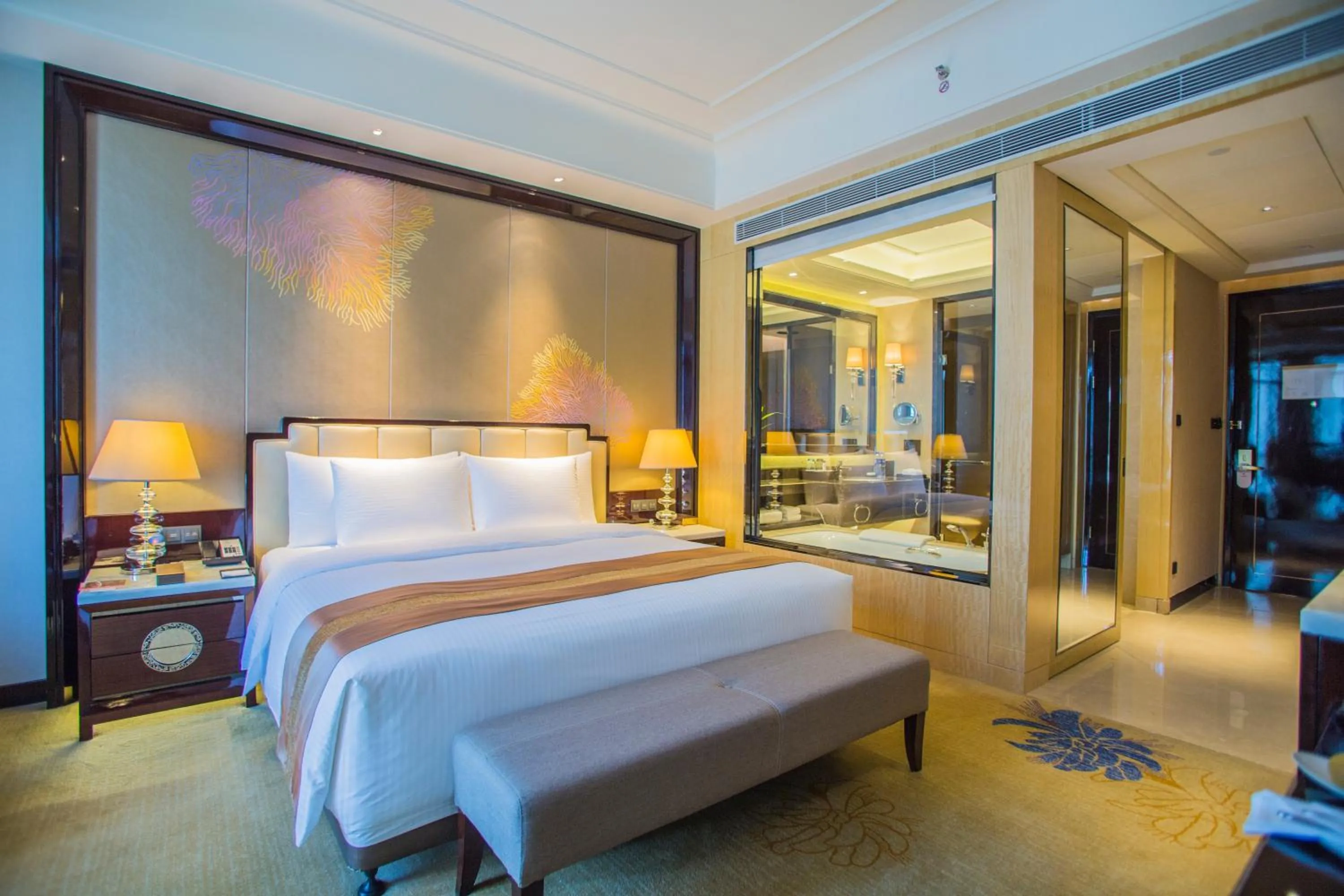 Bedroom, Bed in Wanda Vista Quanzhou