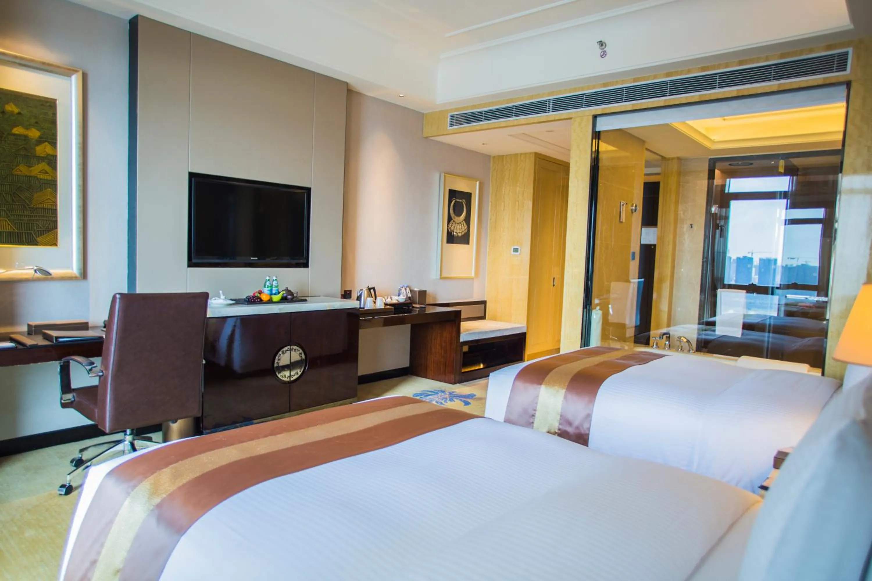 Bedroom, Bed in Wanda Vista Quanzhou