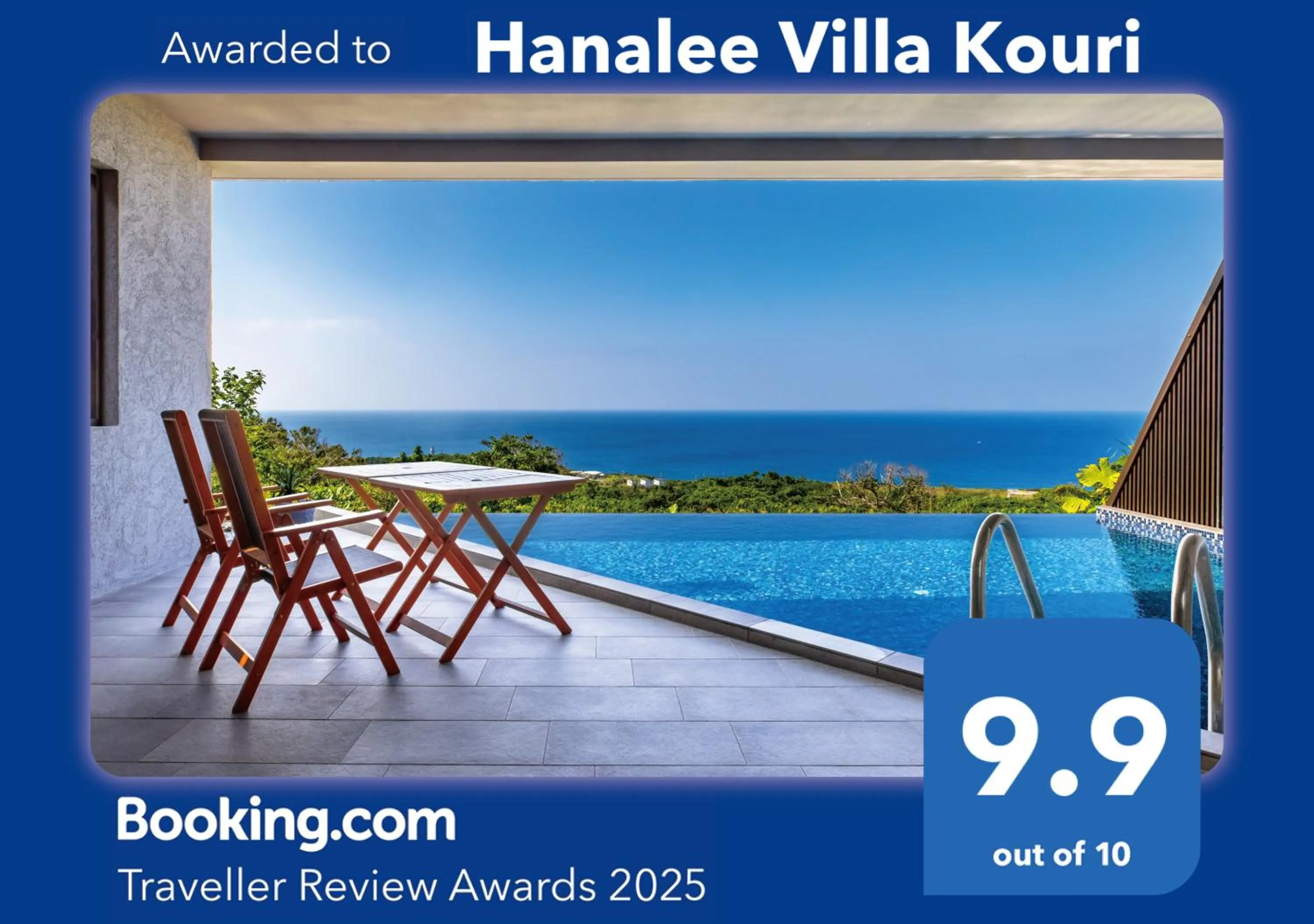 Certificate/Award in Hanalee Villa Kouri