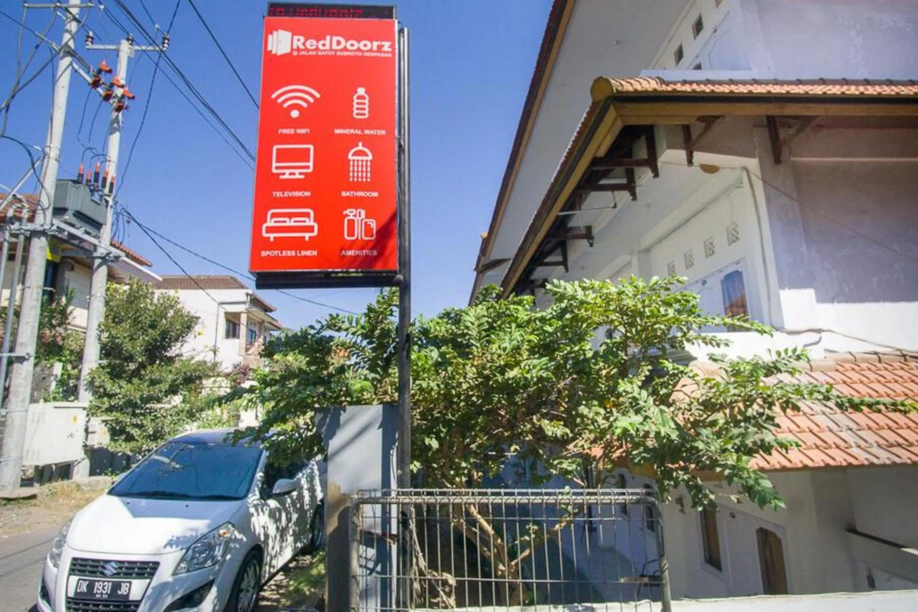 Property logo or sign in RedDoorz @ Jalan Gatot Subroto Denpasar