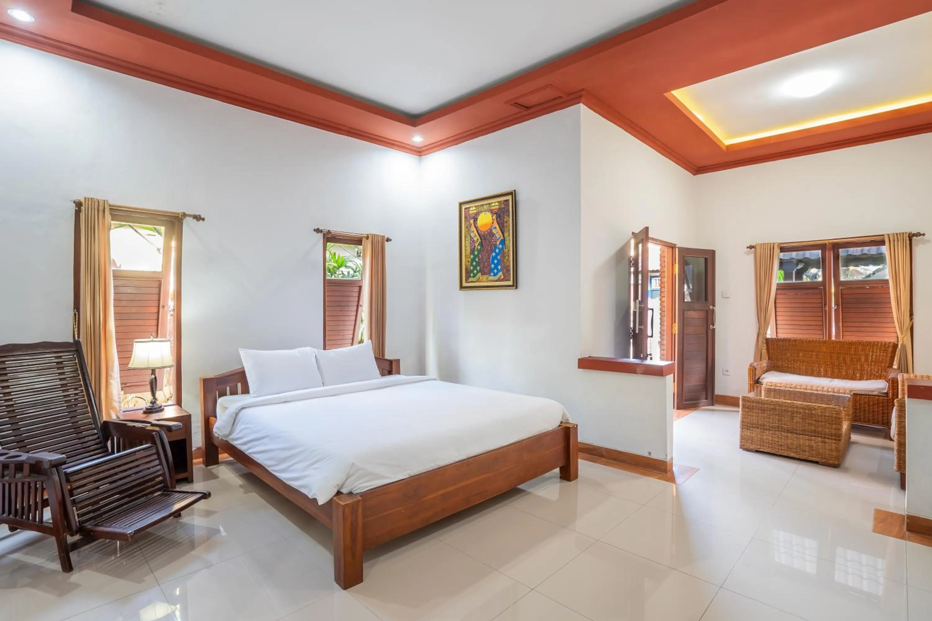 Bedroom, Bed in Nirmala Guest House Surf Keramas