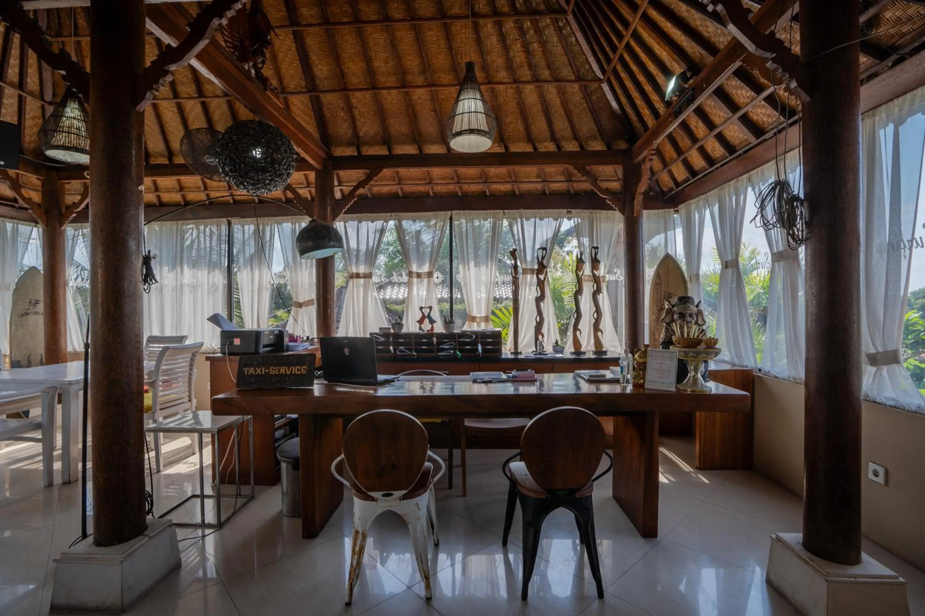 Lobby or reception in Nirmala Guest House Surf Keramas