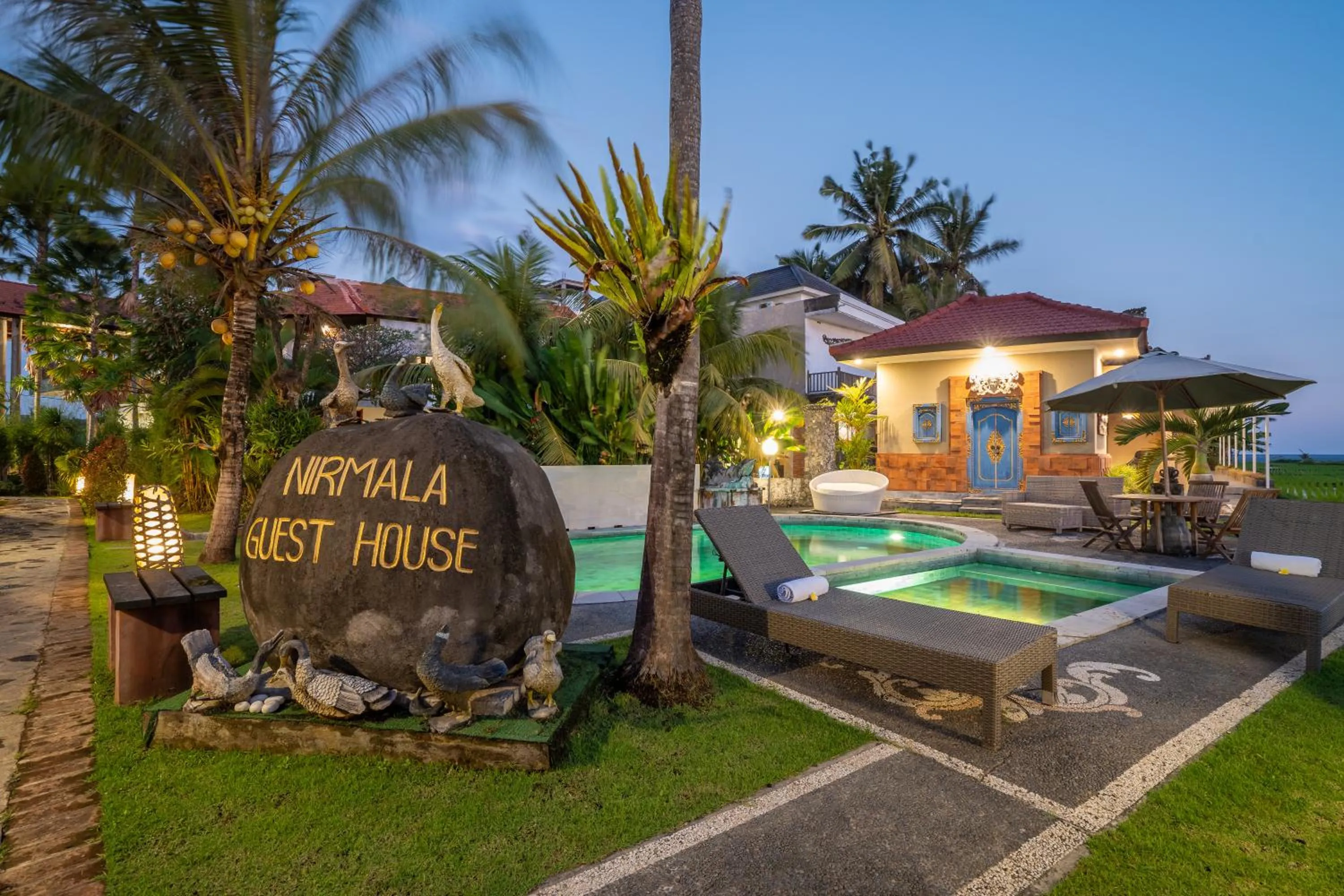 Property building in Nirmala Guest House Surf Keramas