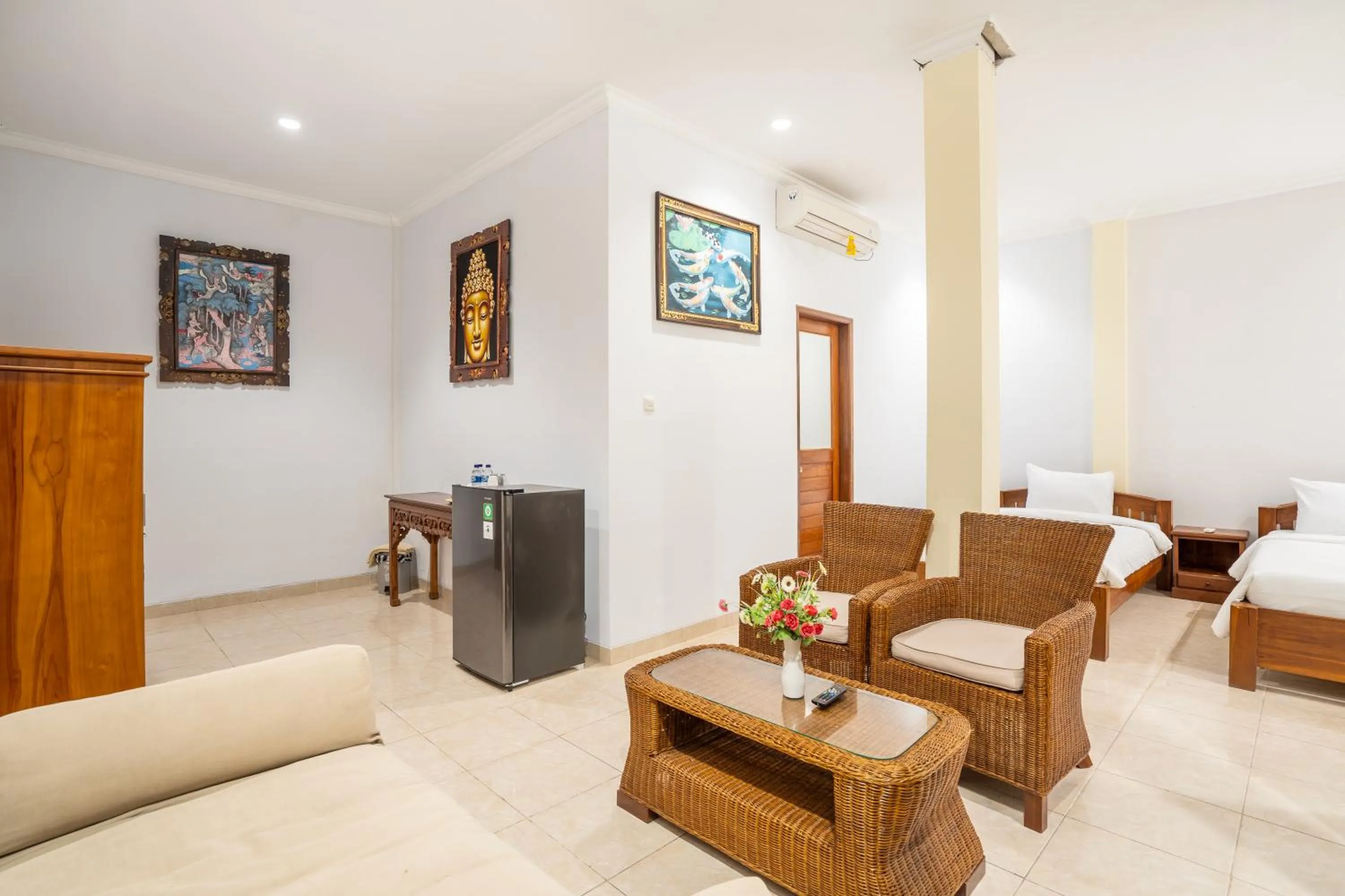 Living room in Nirmala Guest House Surf Keramas