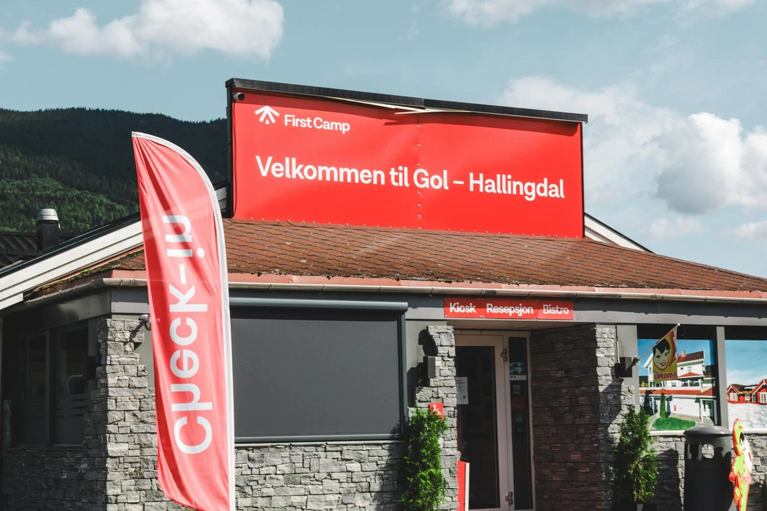 Lobby or reception in First Camp Gol Hallingdal