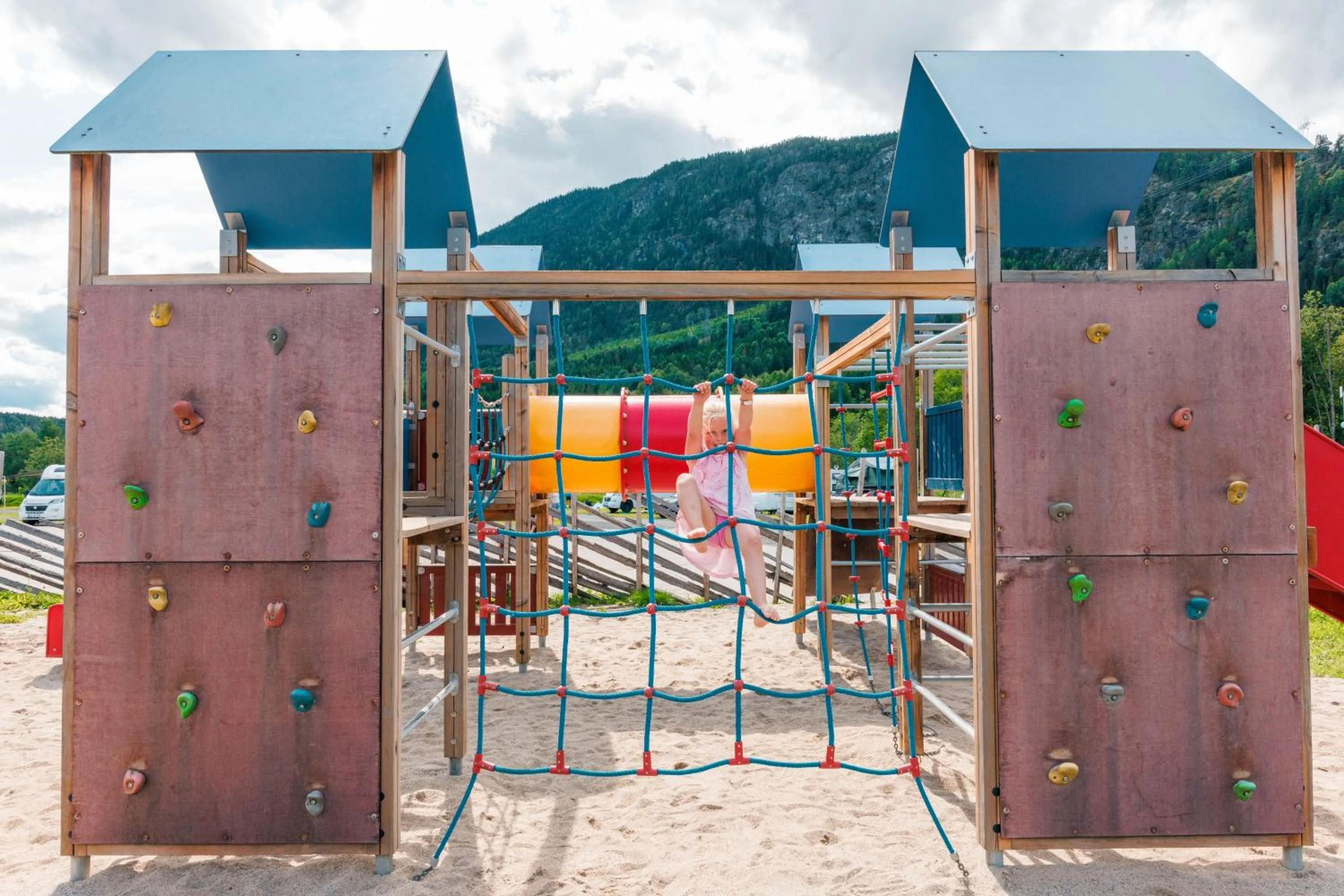 Children play ground in First Camp Gol Hallingdal