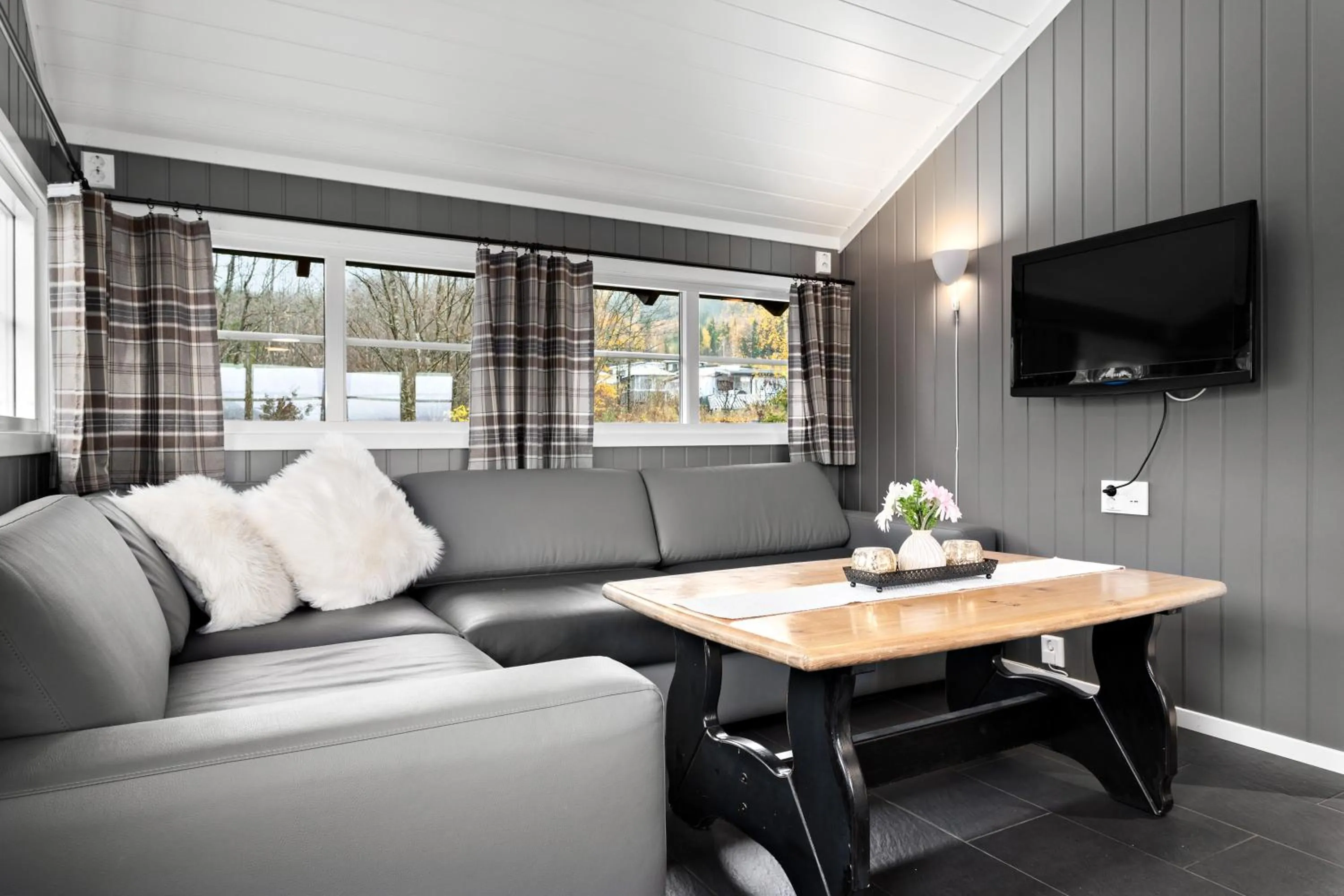 Living room in First Camp Gol Hallingdal