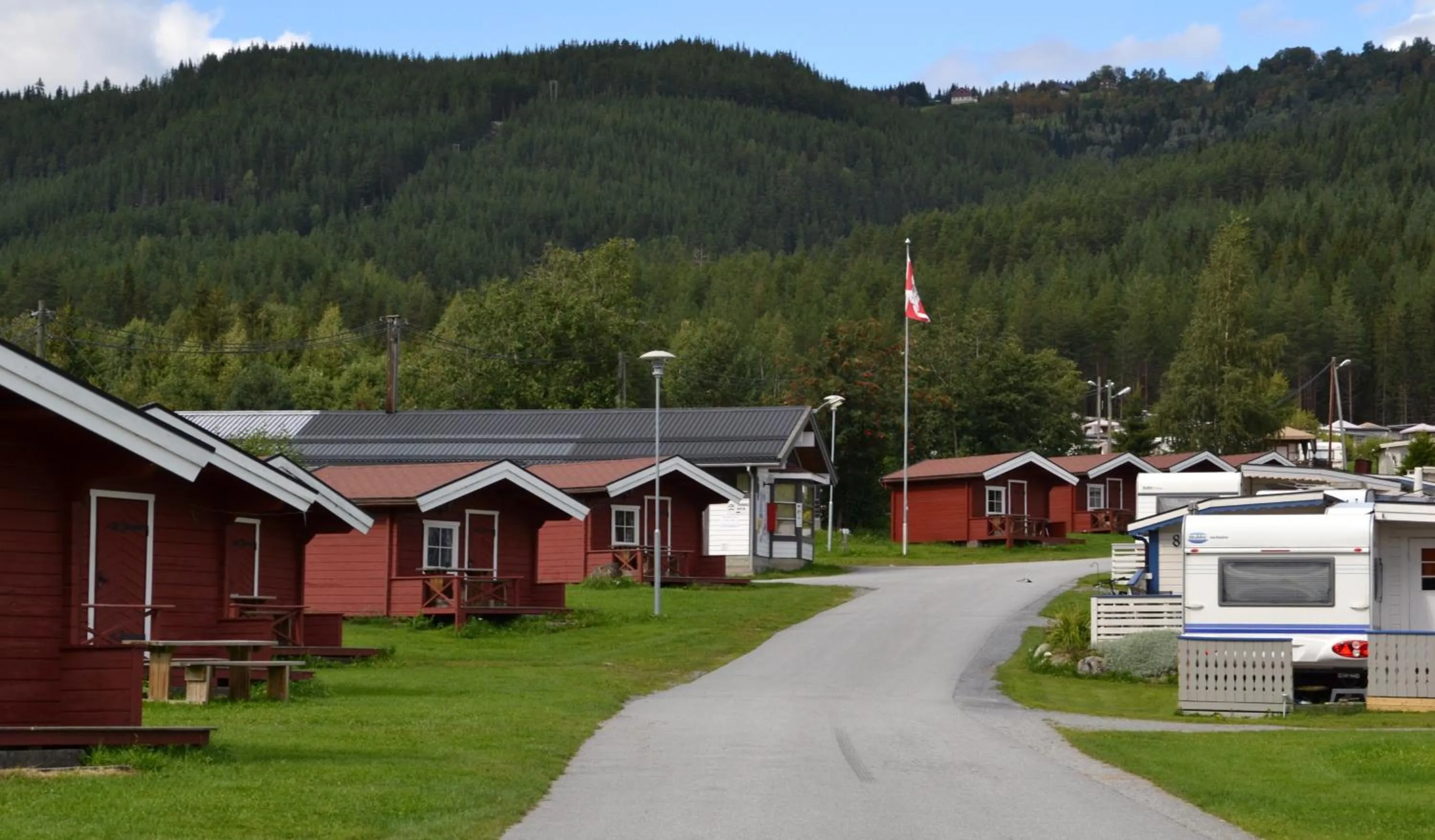 Area and facilities in First Camp Gol Hallingdal
