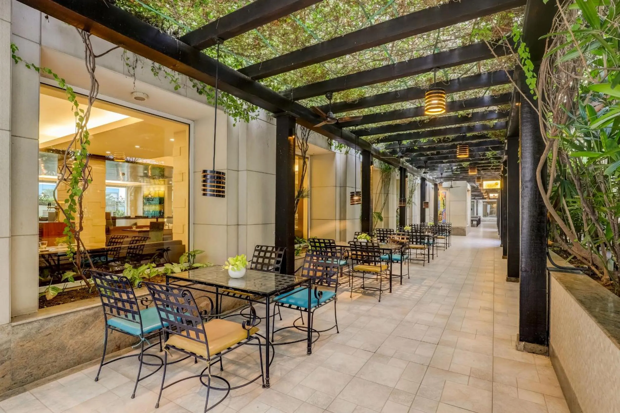 Seating area in Lemon Tree Premier, Delhi Airport