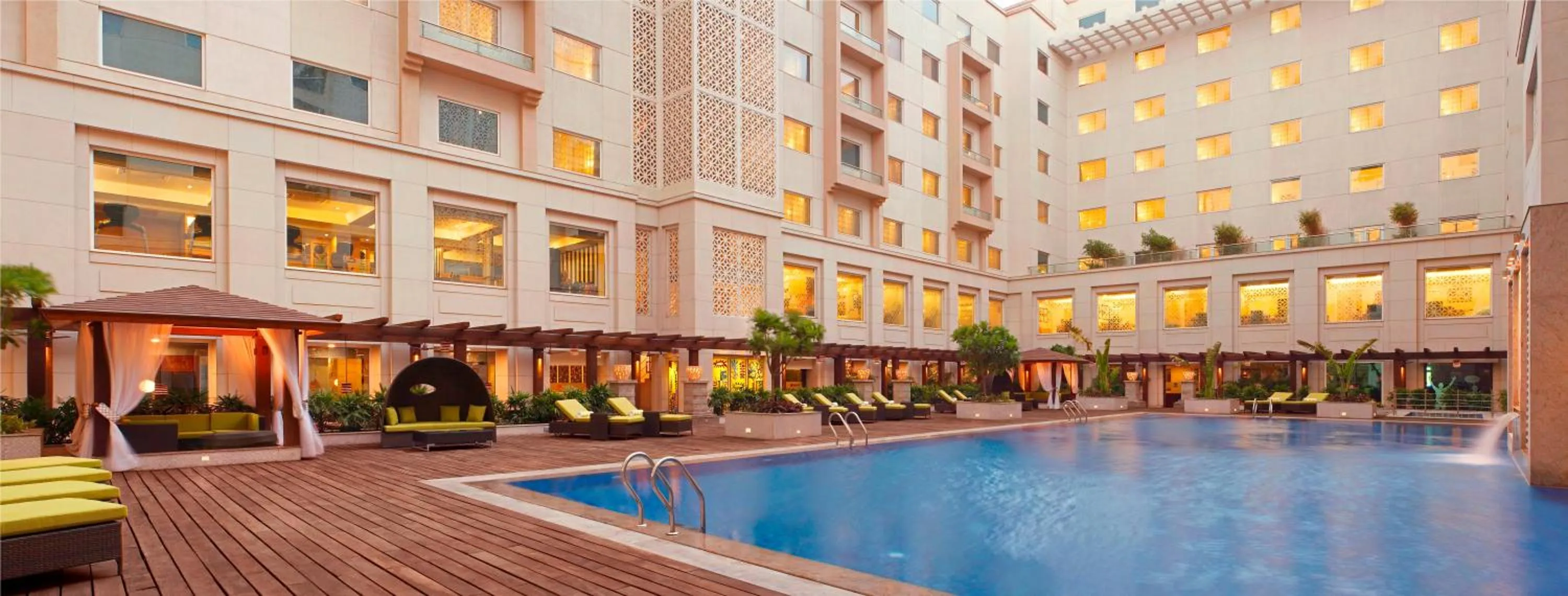 Swimming pool in Lemon Tree Premier, Delhi Airport