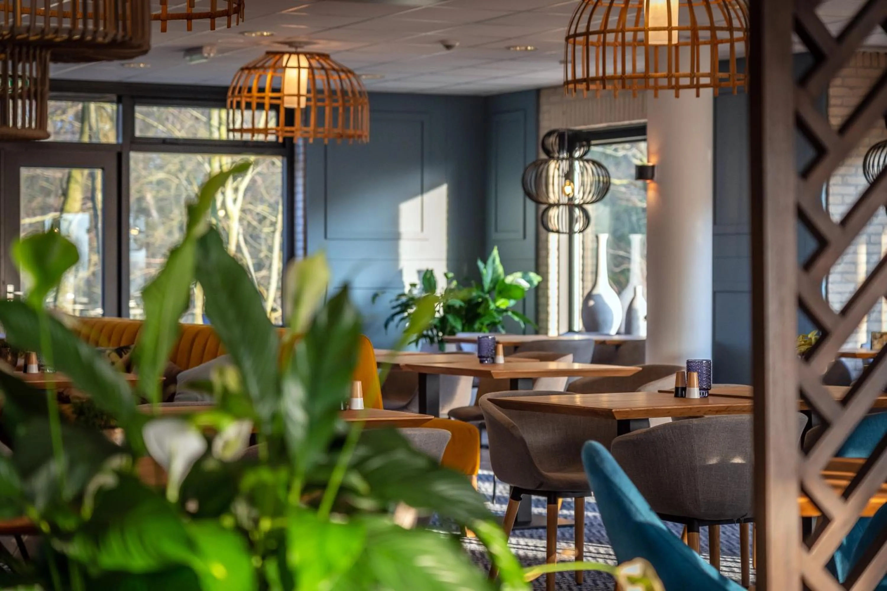 Dining area in Hotel Boschrand