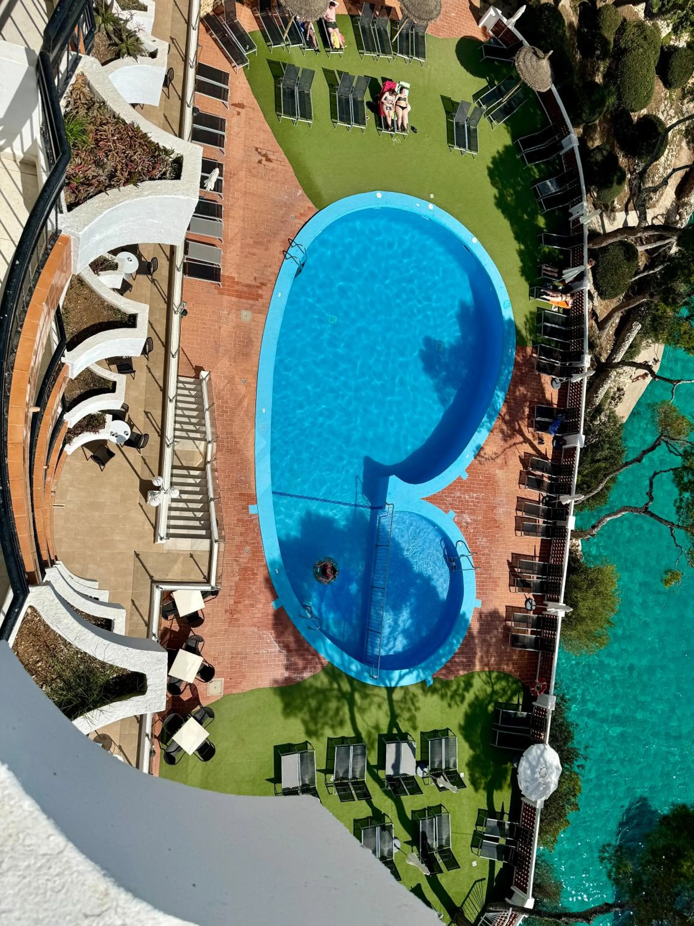 Bird's eye view in Cabot Cala Ferrera
